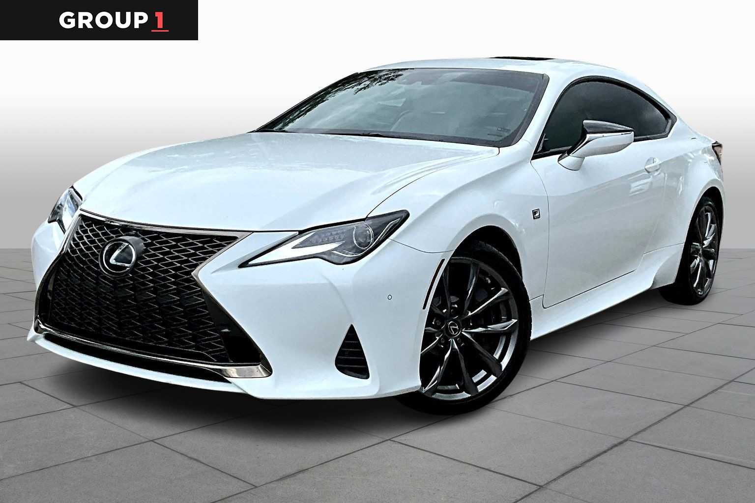 Ultra White 2022 Lexus RC 300 F Sport RWD Coupe Rear-Wheel Drive 8-Speed Automatic