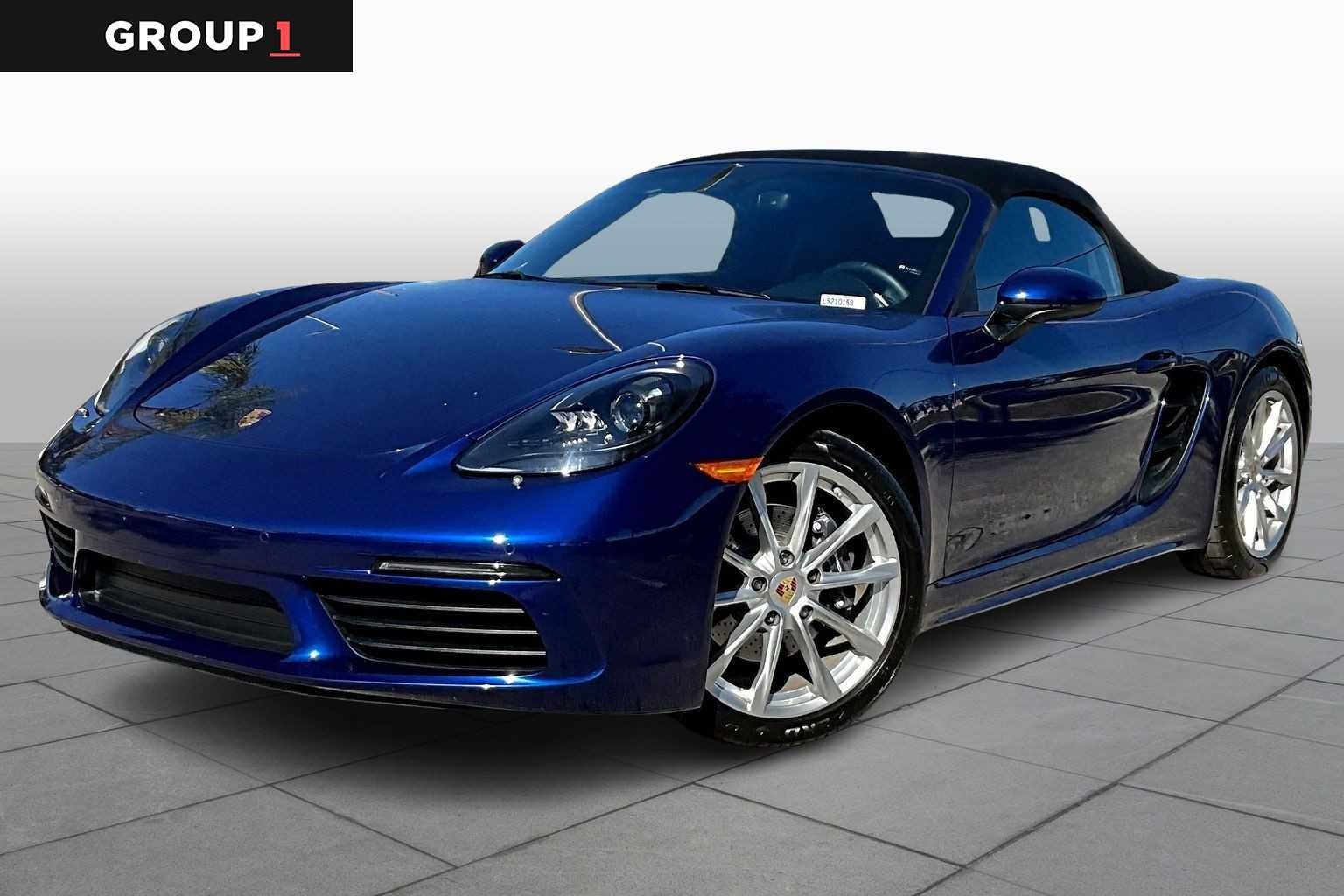 Black 2020 Porsche 718 Boxster Convertible Automatic