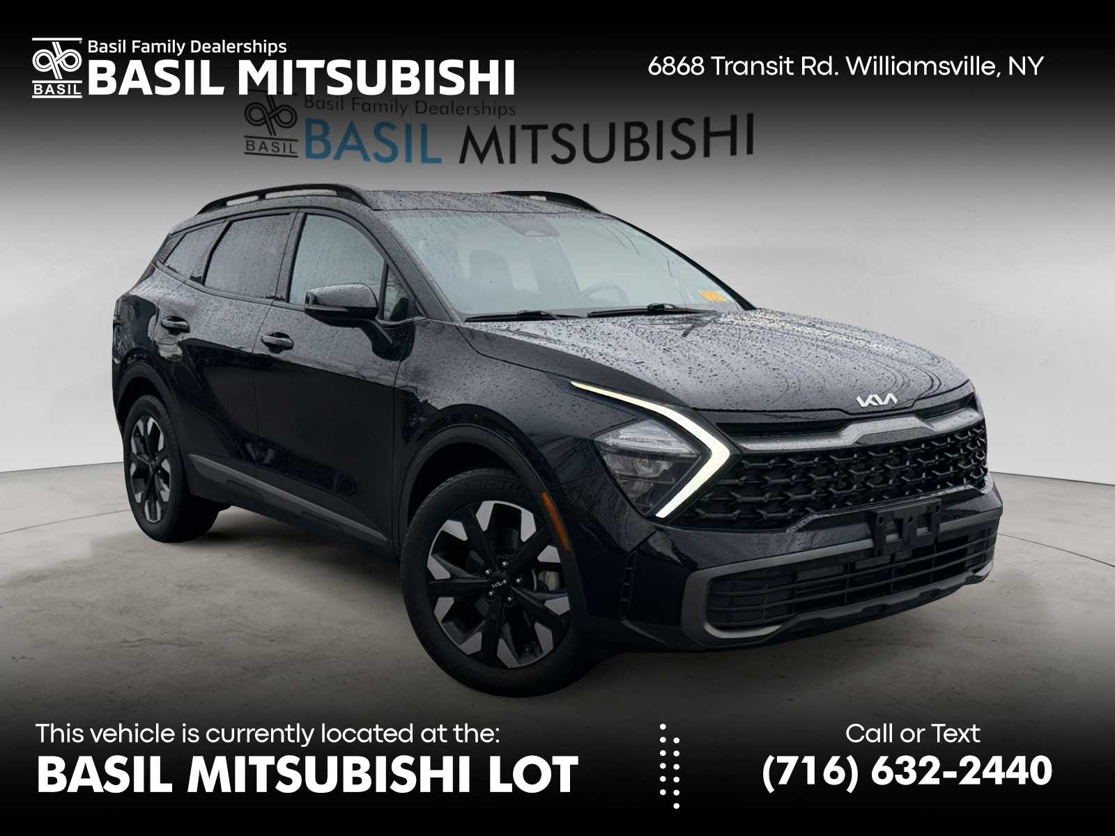 Ebony Black 2023 Kia Sportage X-Line AWD SUV / Crossover All-Wheel Drive 8-Speed Automatic