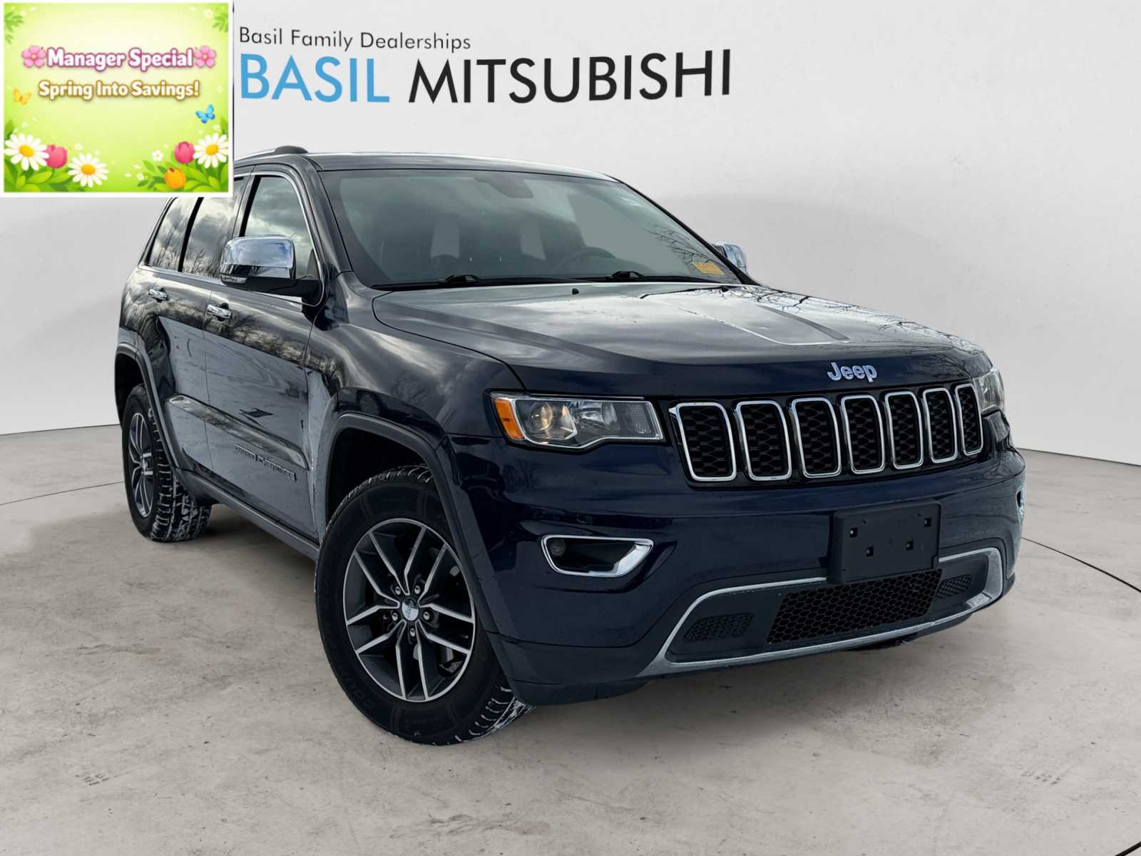 True Blue Pearlcoat 2018 Jeep Grand Cherokee Limited 4WD SUV / Crossover Four-Wheel Drive 8-Speed Automatic