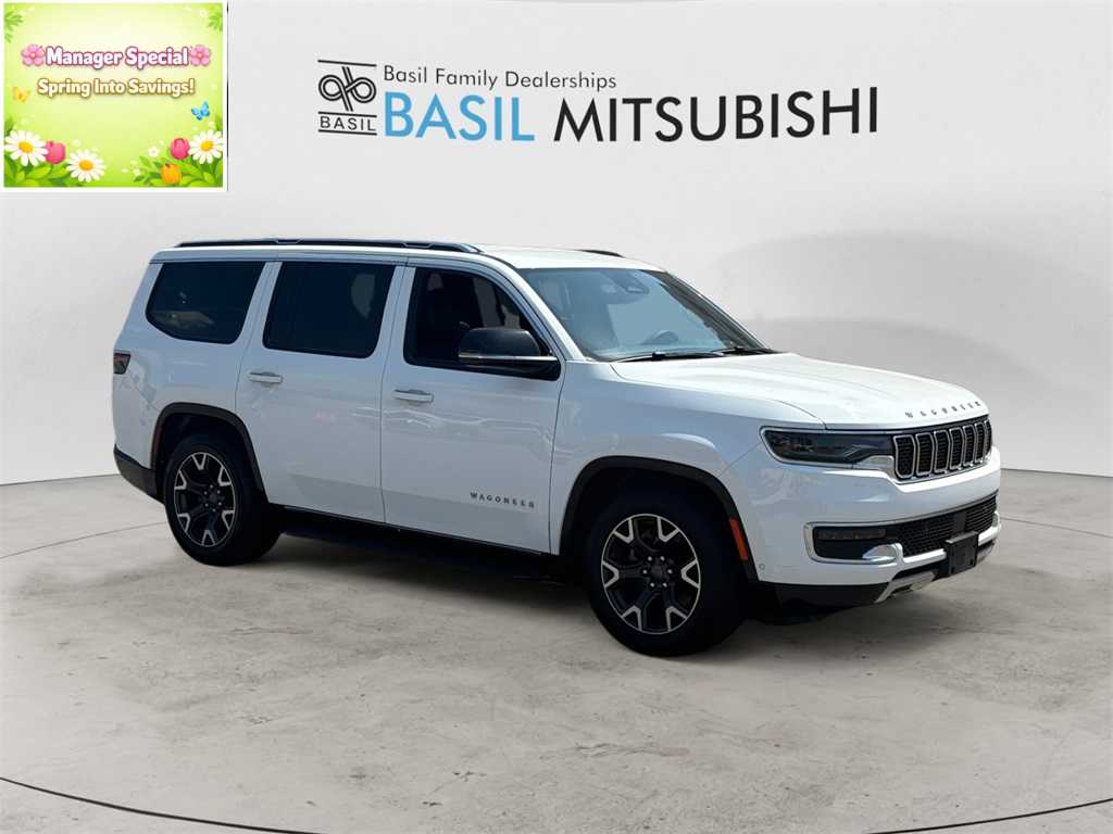 Bright White Clearcoat 2023 Jeep Wagoneer Series III 4WD SUV / Crossover Four-Wheel Drive 8-Speed Automatic