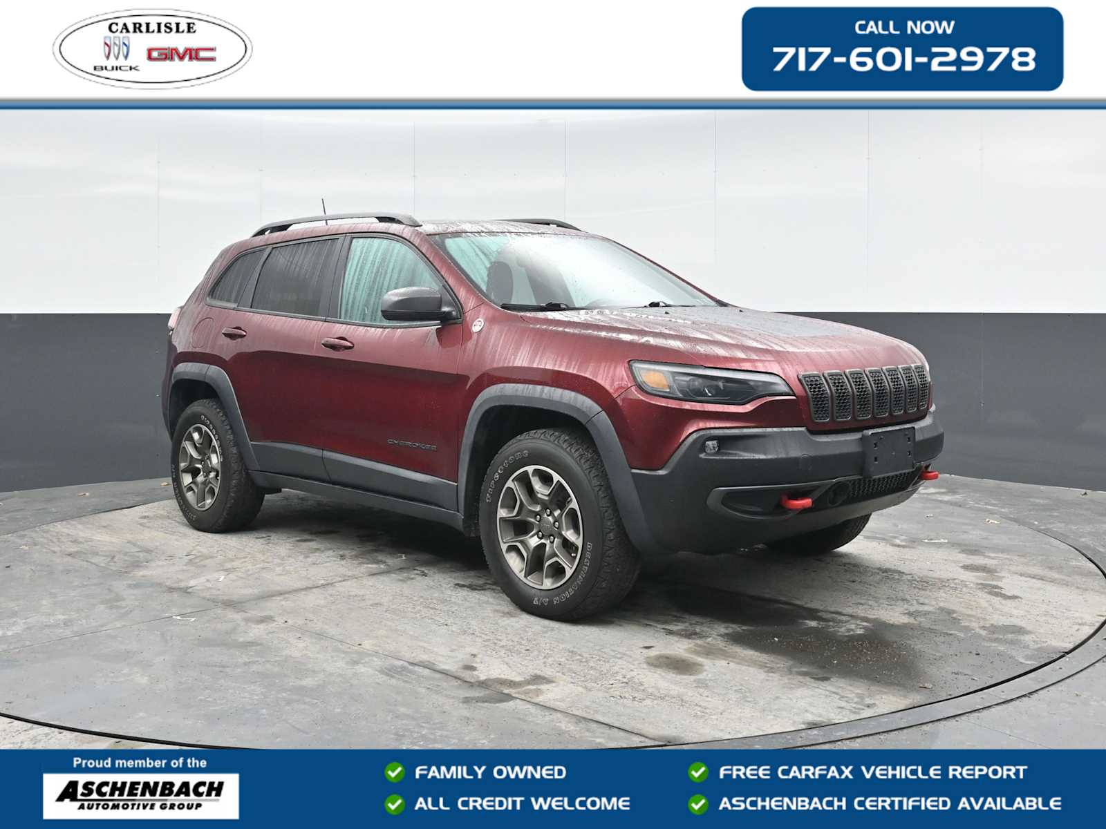Velvet Red Pearlcoat 2021 Jeep Cherokee Trailhawk 4WD SUV / Crossover Four-Wheel Drive 9-Speed Automatic