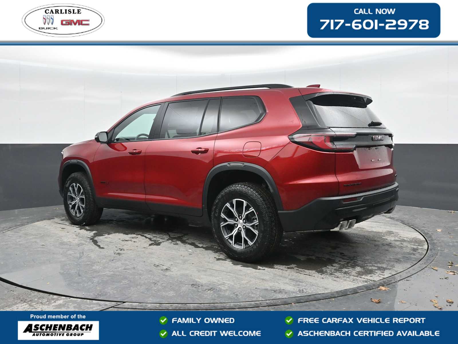 Volcanic Red Tintcoat 2026 GMC Acadia AT4 AWD SUV / Crossover Four-Wheel Drive 8-Speed Automatic