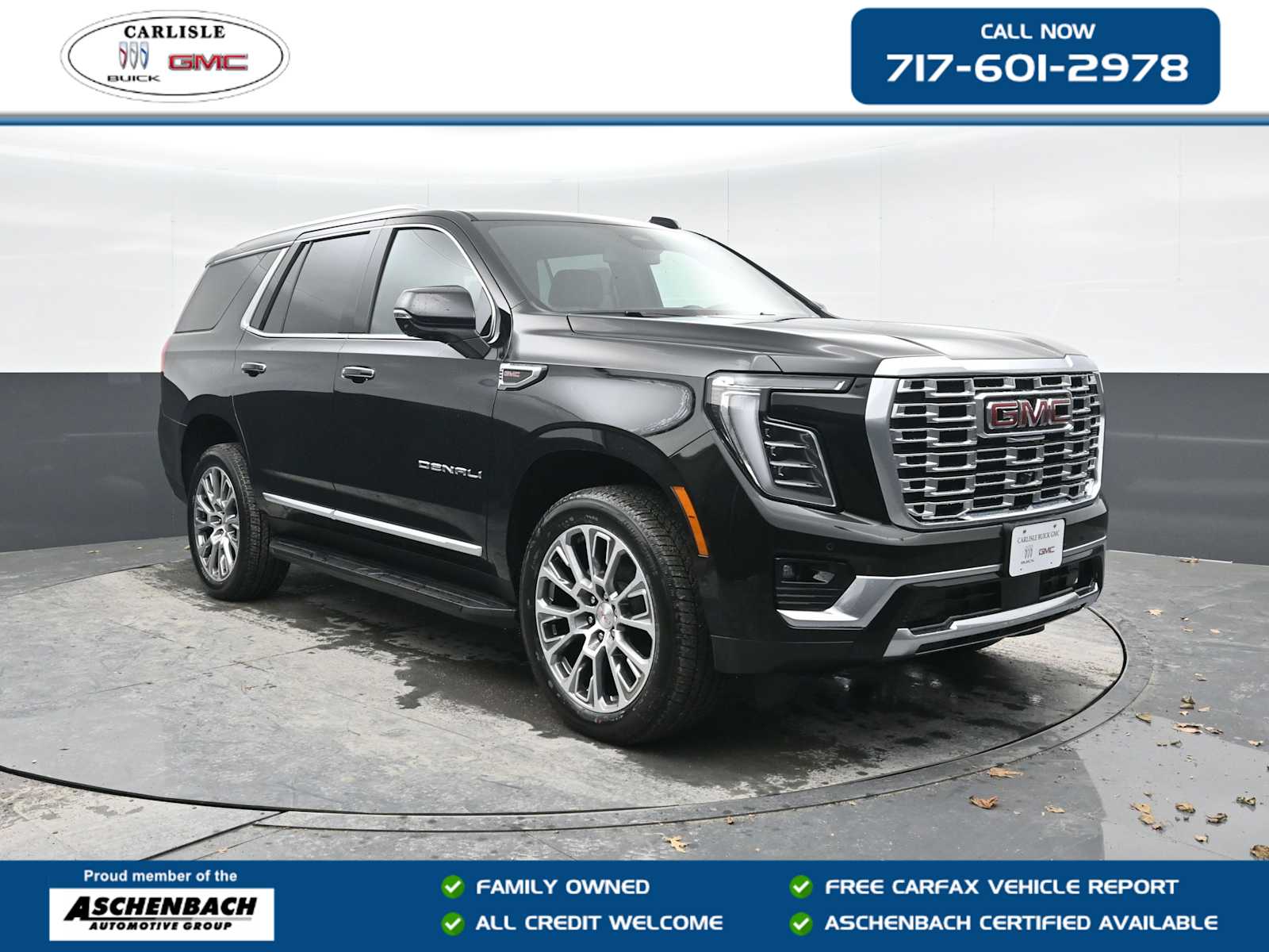 Onyx Black 2026 GMC Yukon Denali 4WD SUV / Crossover Four-Wheel Drive Automatic