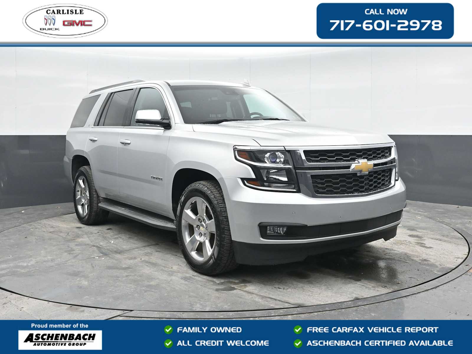 Silver Ice Metallic 2016 Chevrolet Tahoe LT 4WD SUV / Crossover Four-Wheel Drive 6-Speed Automatic