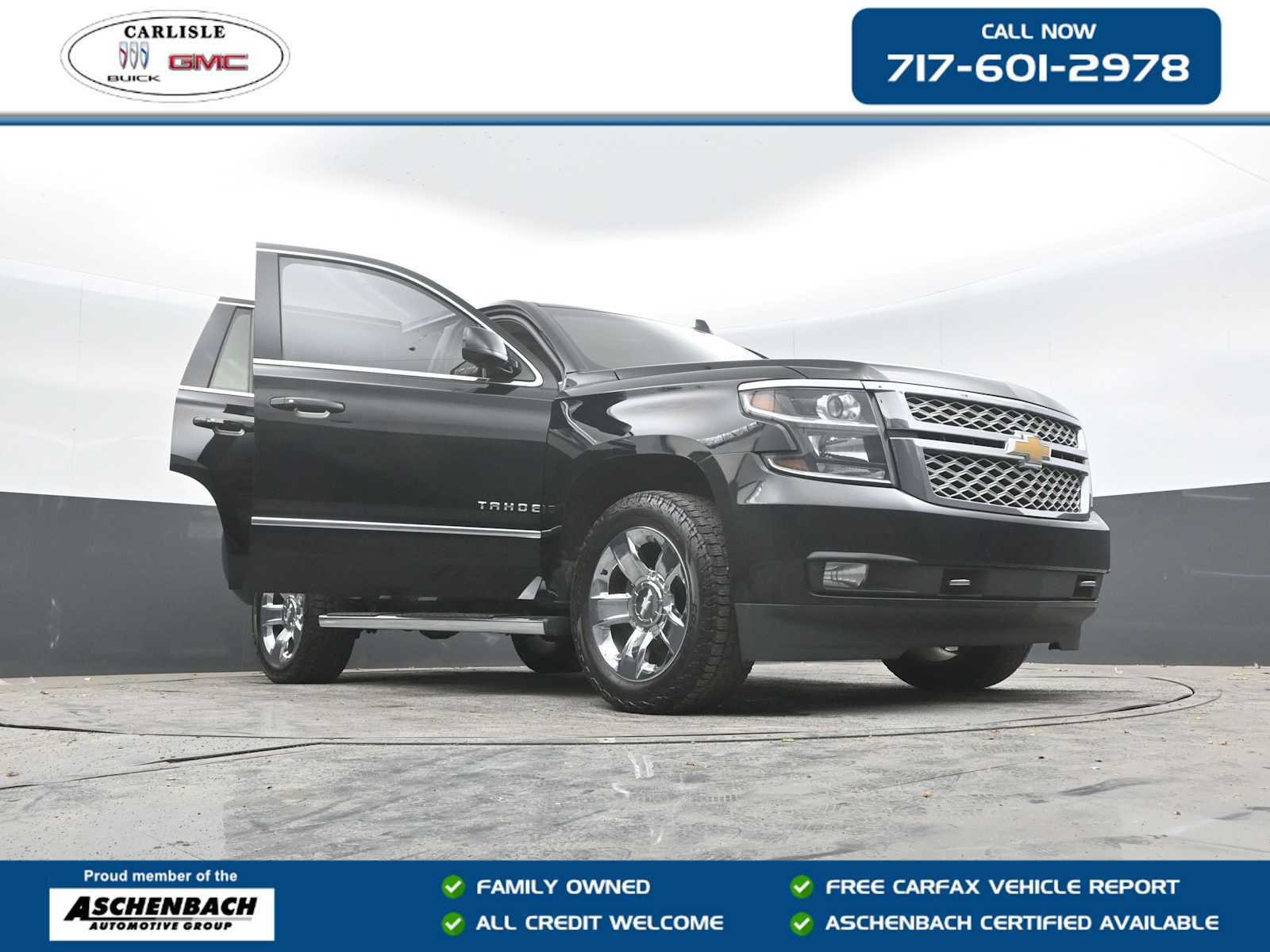 Black 2019 Chevrolet Tahoe SUV / Crossover Four-Wheel Drive 6-Speed Automatic