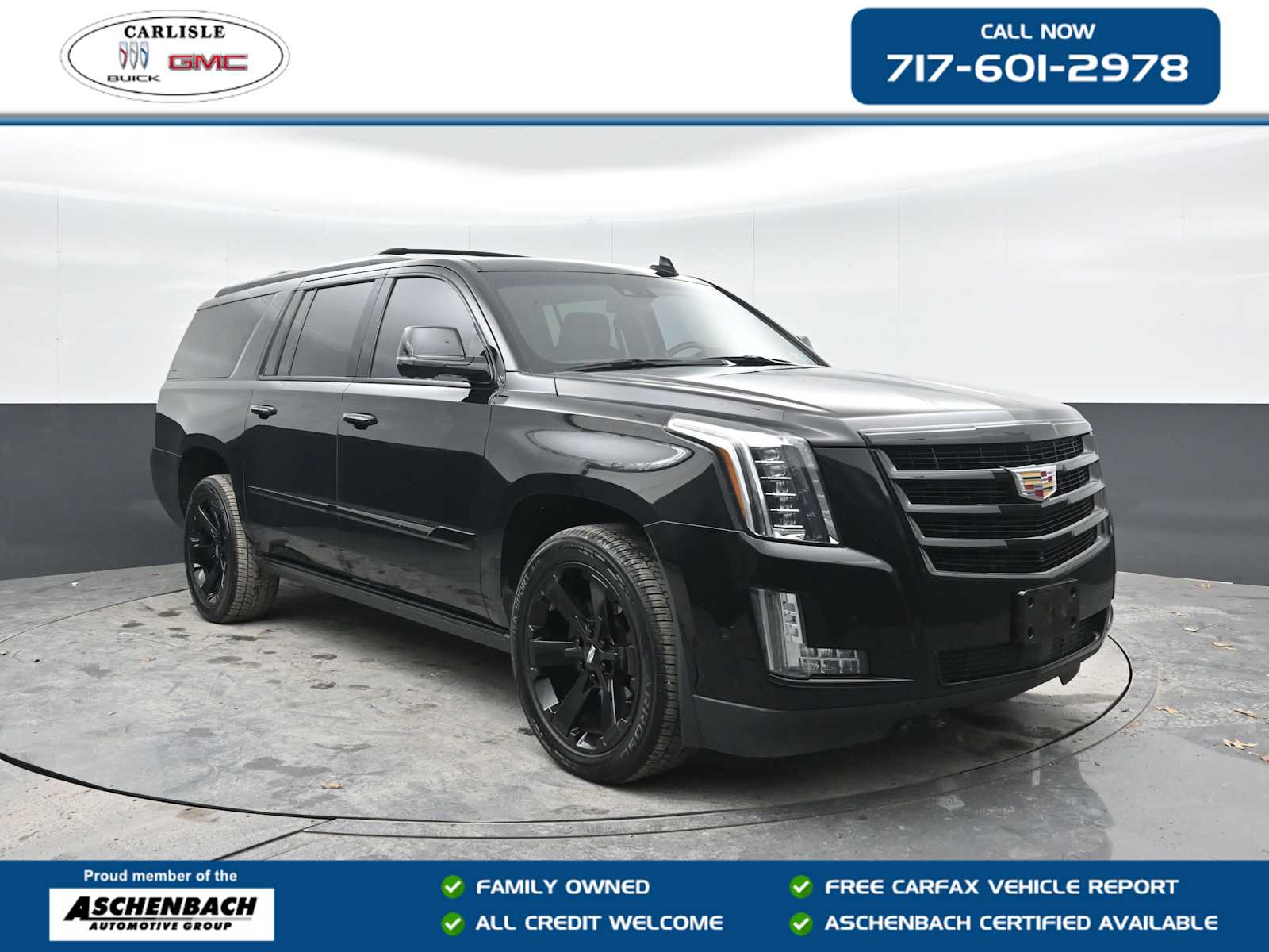 Black Raven 2019 Cadillac Escalade ESV Premium Luxury 4WD SUV / Crossover Four-Wheel Drive Automatic