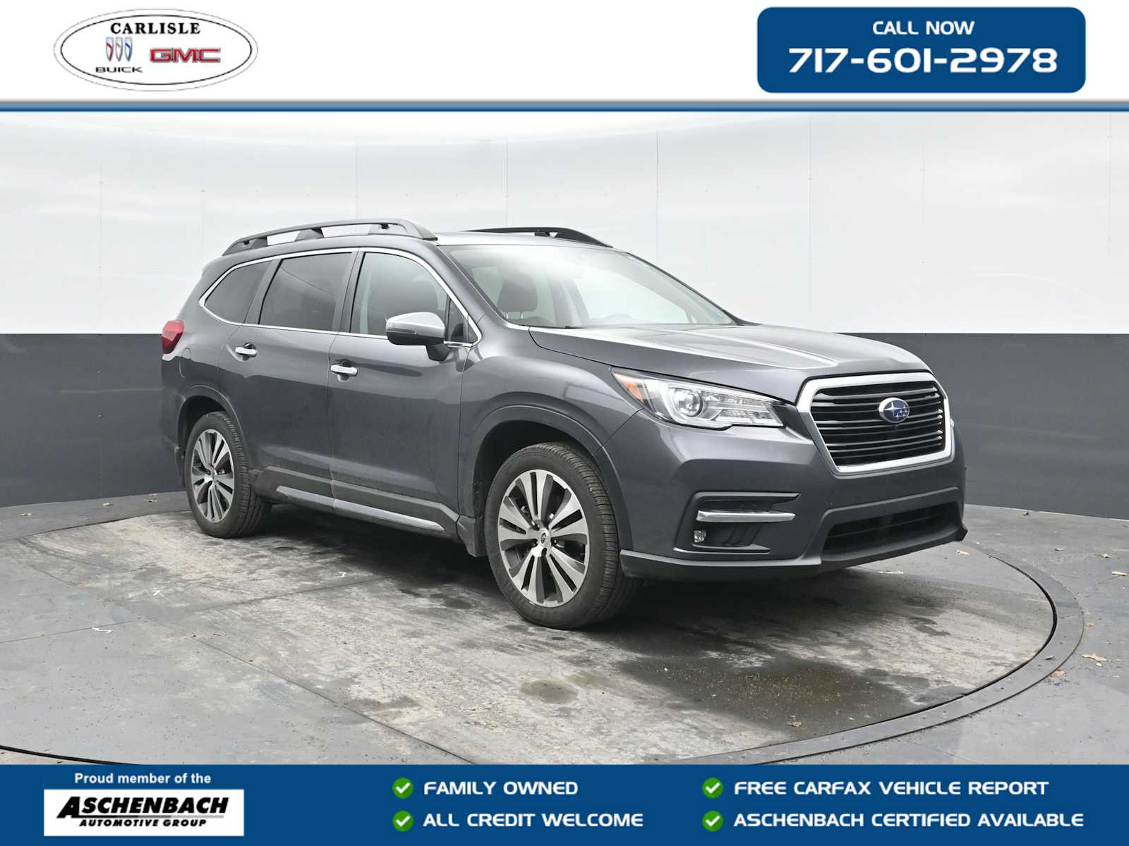 Magnetite Gray Metallic 2021 Subaru Ascent Touring AWD SUV / Crossover All-Wheel Drive Continuously Variable Transmission