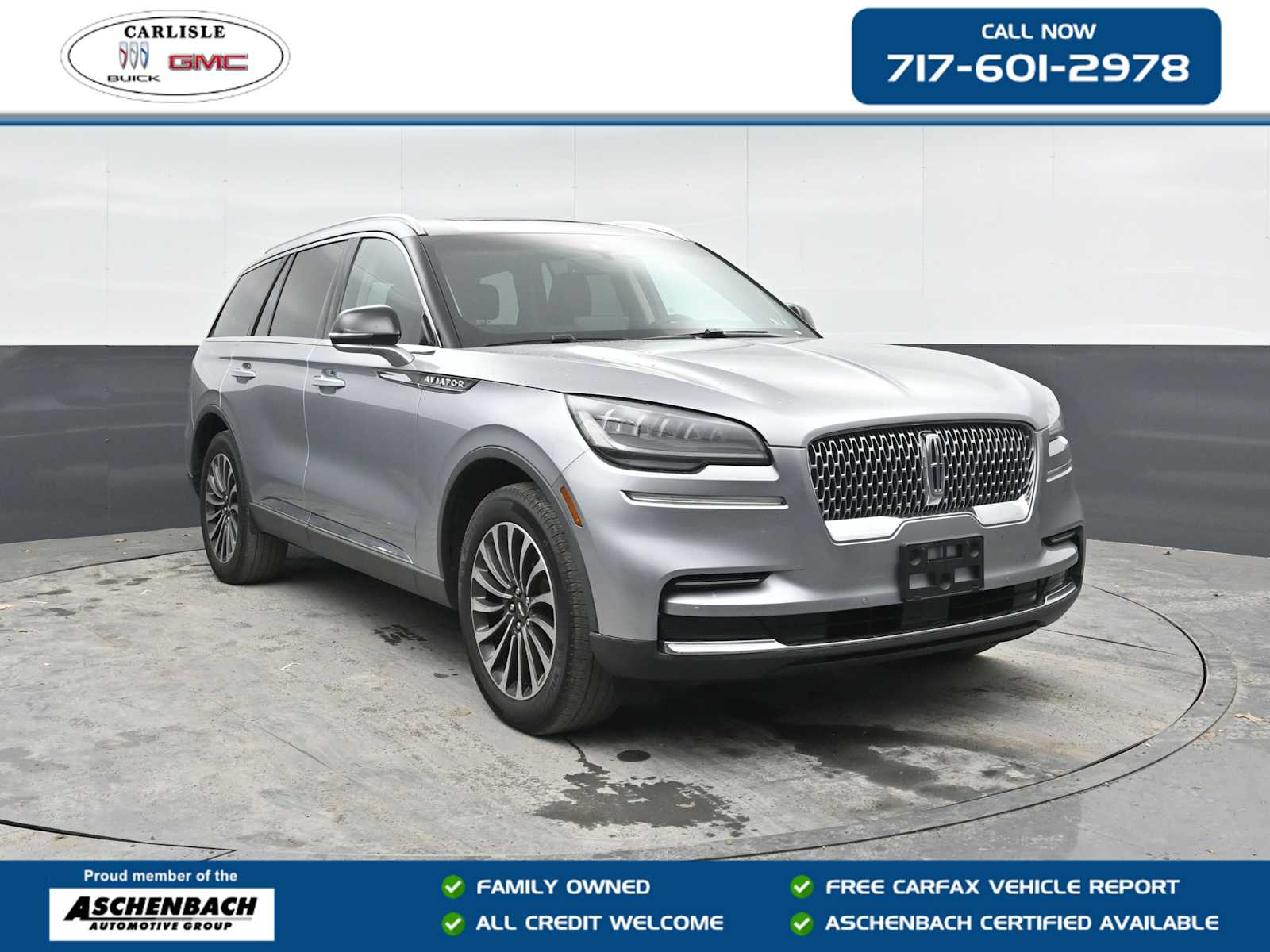 Silver Radiance 2023 Lincoln Aviator Standard AWD SUV / Crossover All-Wheel Drive Automatic