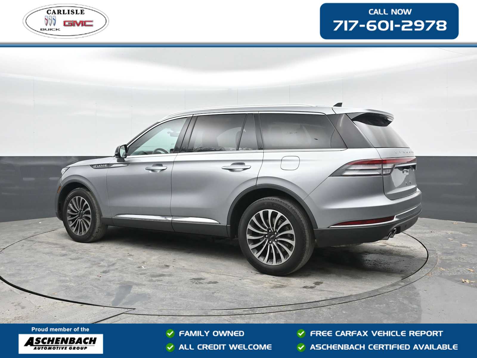 Silver Radiance 2023 Lincoln Aviator Standard AWD SUV / Crossover All-Wheel Drive Automatic