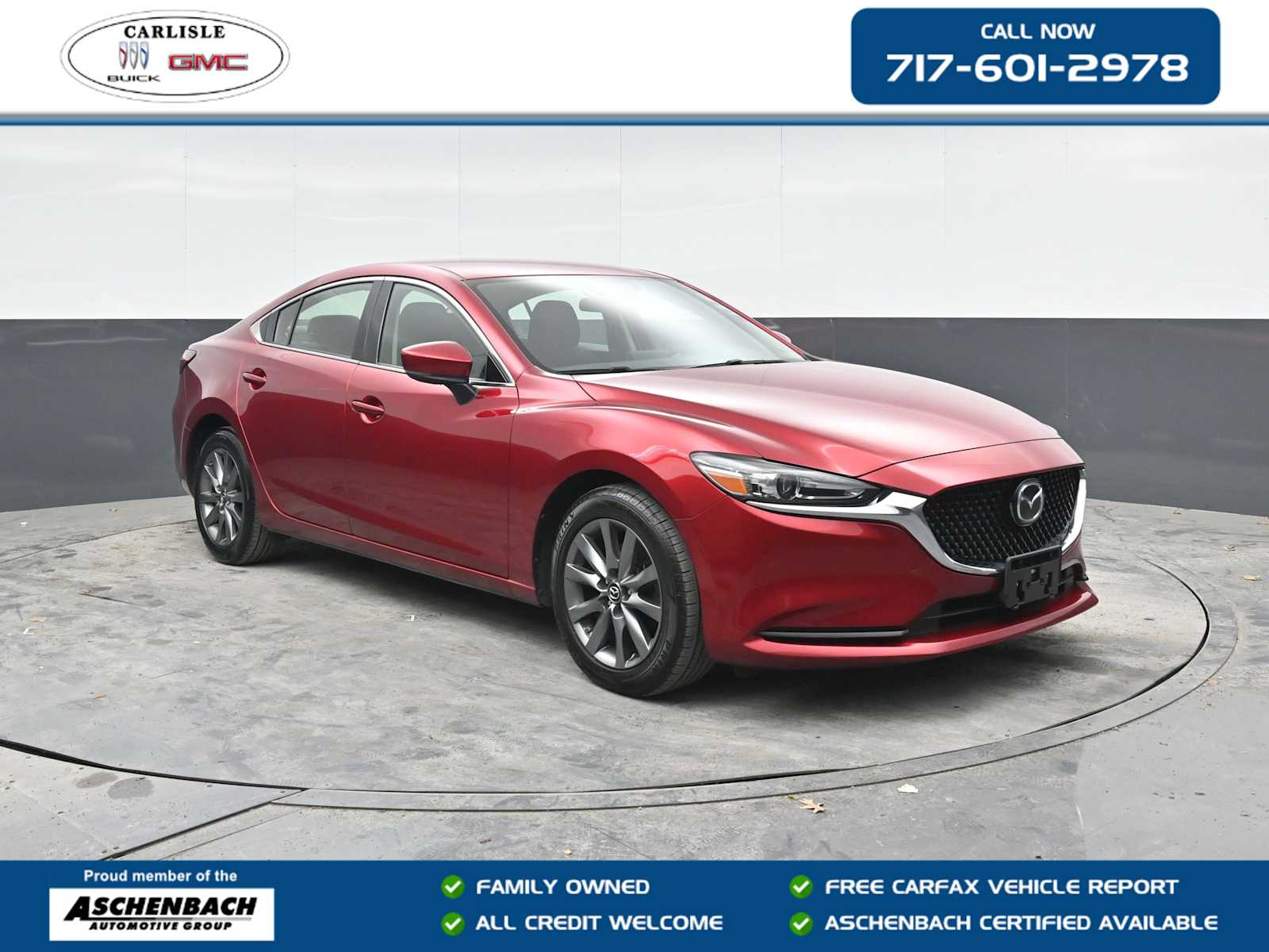 Soul Red Crystal Metallic 2019 Mazda MAZDA6 Sport FWD Sedan Front-Wheel Drive 6-Speed Automatic