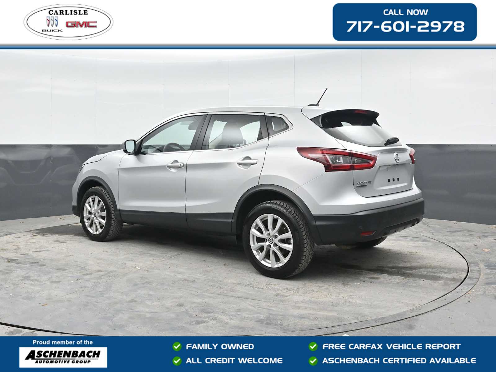 Brilliant Silver Metallic 2021 Nissan Rogue Sport S FWD SUV / Crossover Front-Wheel Drive Continuously Variable Transmission