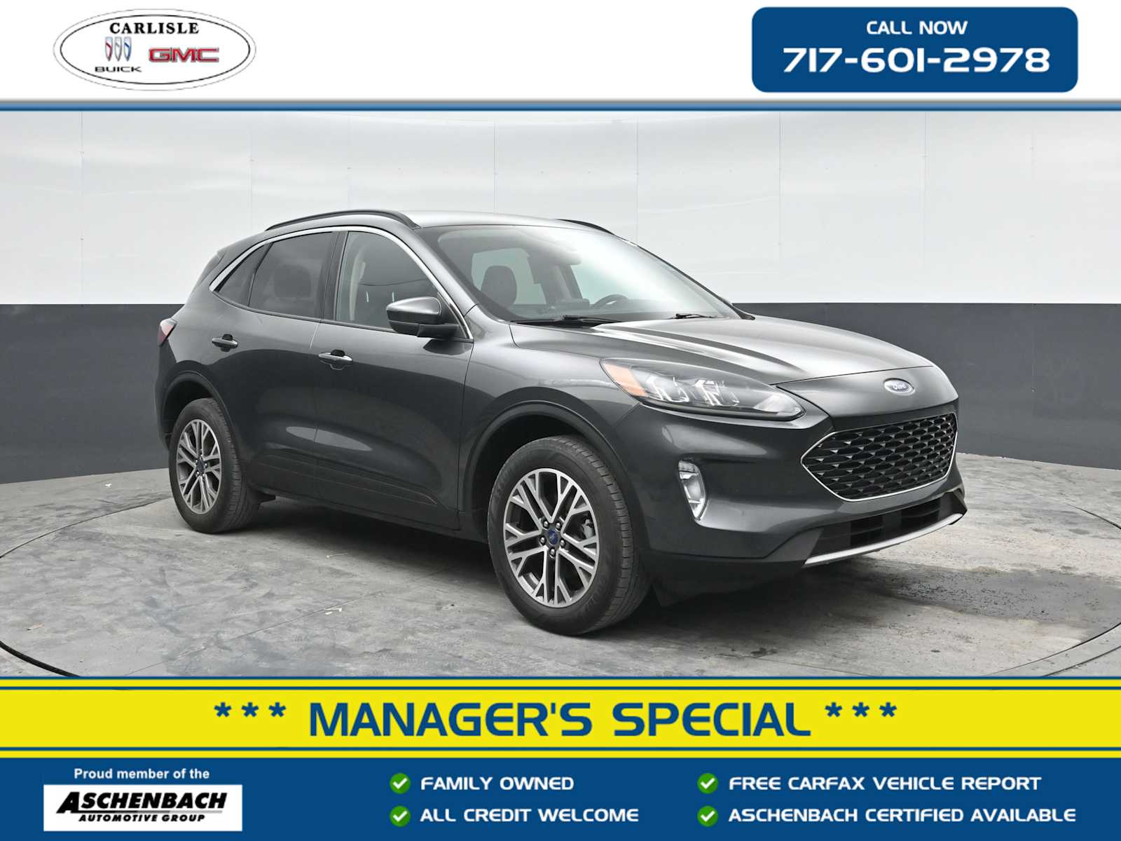 Gray (Magnetic Metallic) 2020 Ford Escape SEL AWD SUV / Crossover All-Wheel Drive 8-Speed Automatic