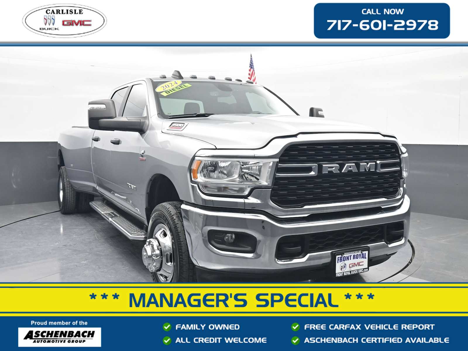 2024 RAM 3500 Big Horn Crew Cab LB DRW 4WD