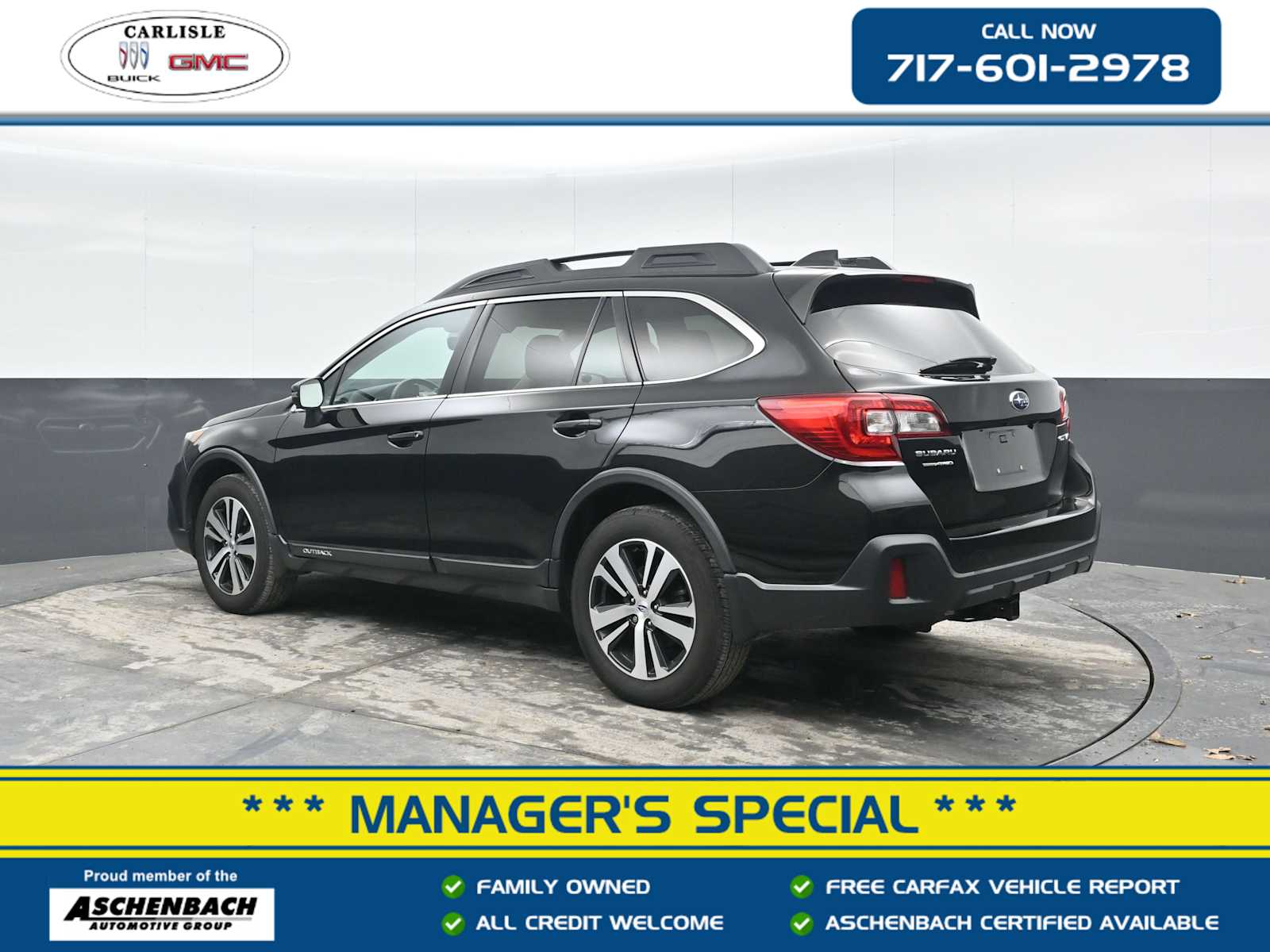Crystal Black Silica 2019 Subaru Outback 2.5i Limited AWD Wagon All-Wheel Drive Automatic