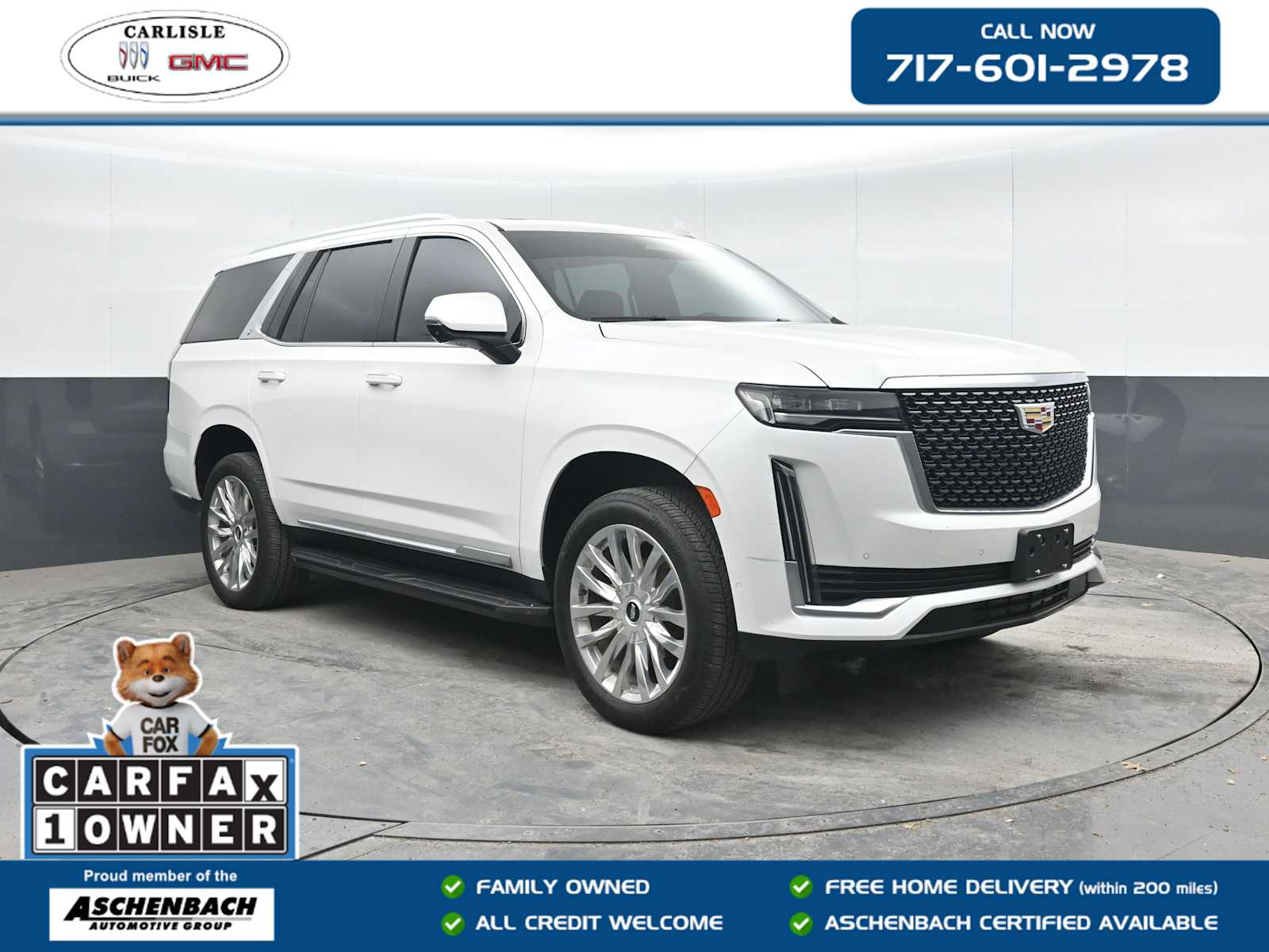Crystal White Tricoat 2024 Cadillac Escalade SUV / Crossover Four-Wheel Drive Automatic