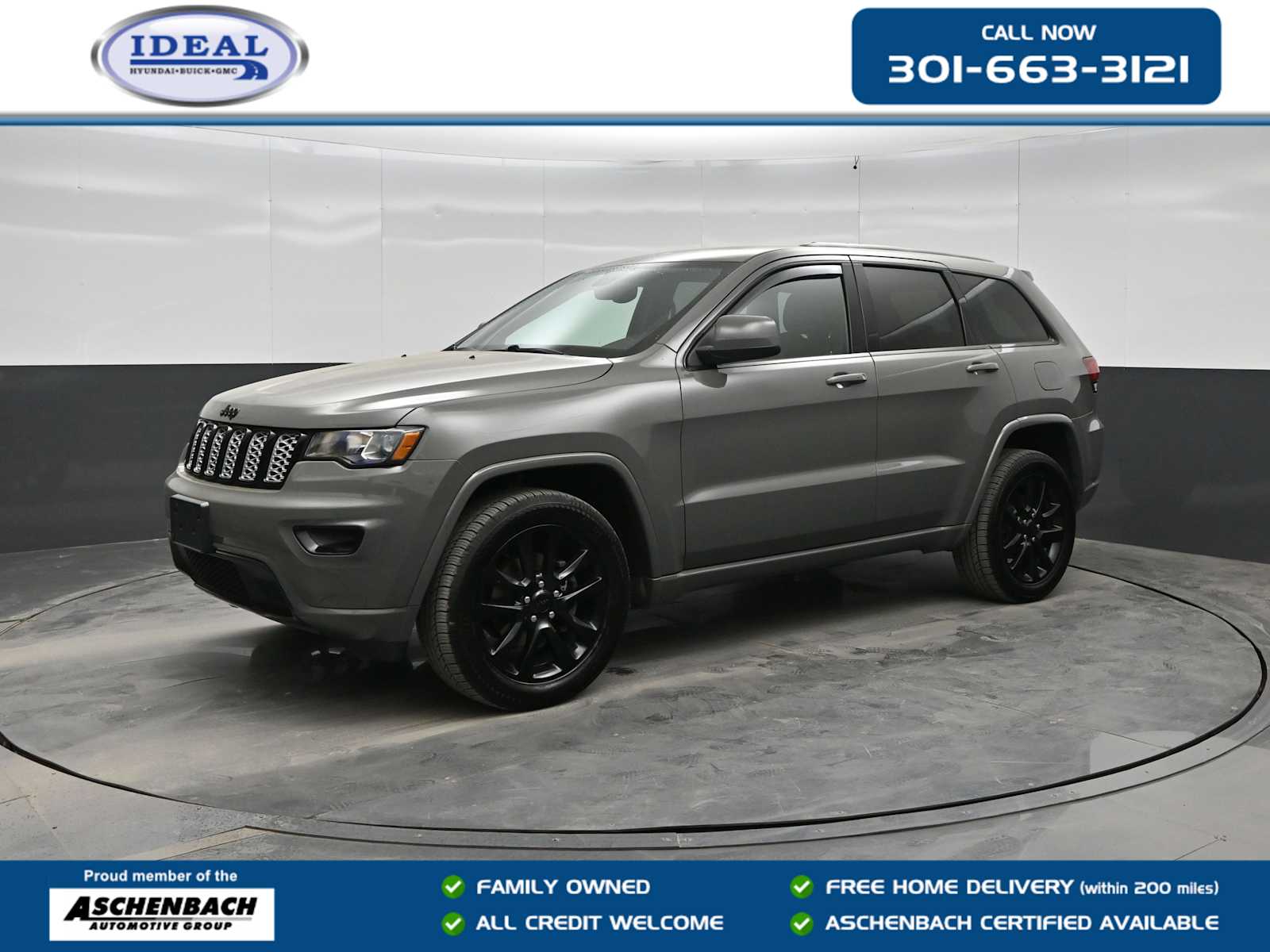 Sting-Gray Clearcoat 2019 Jeep Grand Cherokee Altitude 4WD SUV / Crossover Four-Wheel Drive 8-Speed Automatic