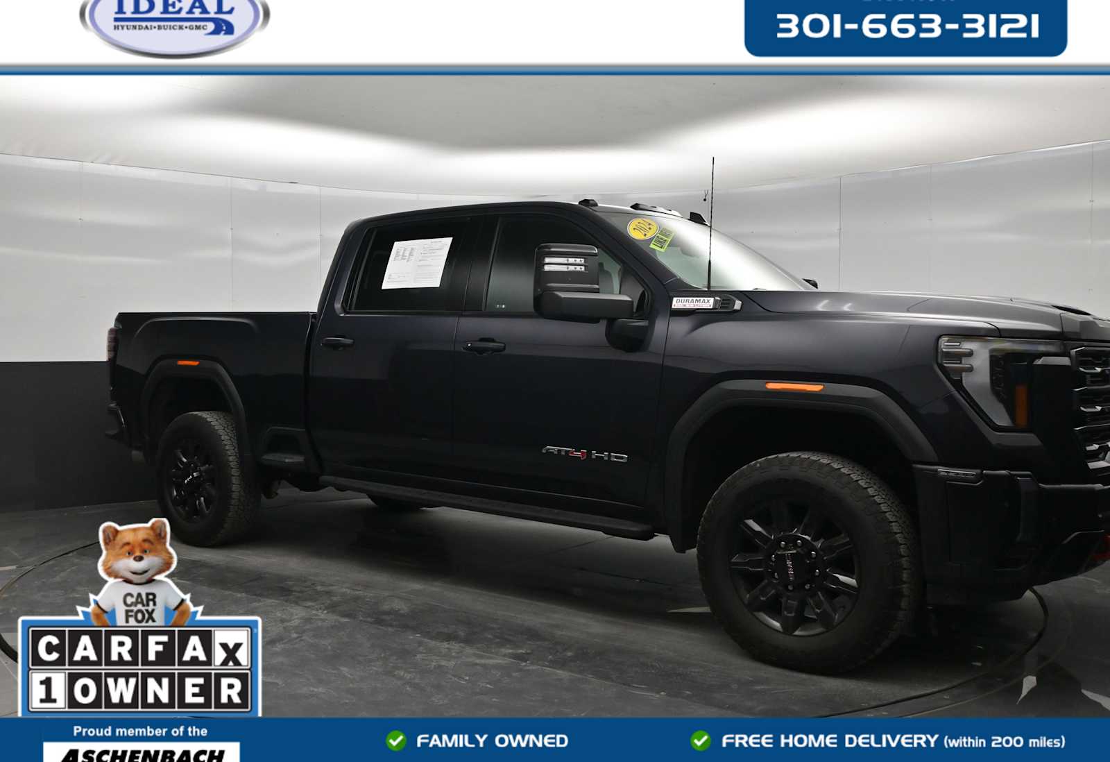 Titanium Rush Metallic 2024 GMC Sierra 2500HD Pickup Truck Four-Wheel Drive Automatic