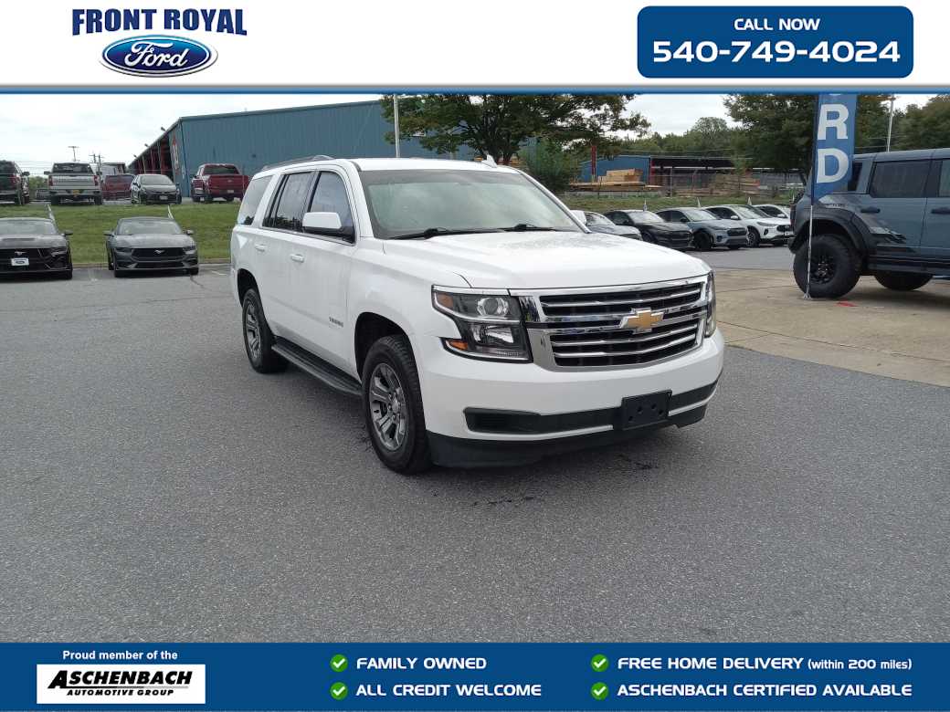 Summit White 2020 Chevrolet Tahoe SUV / Crossover Four-Wheel Drive 6-Speed Automatic