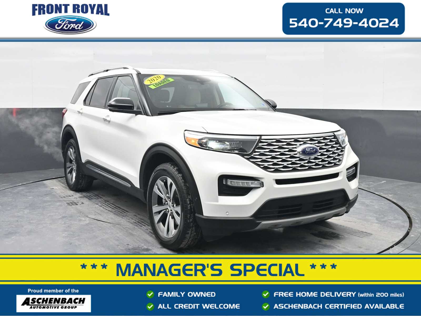 2020 Ford Explorer Platinum AWD