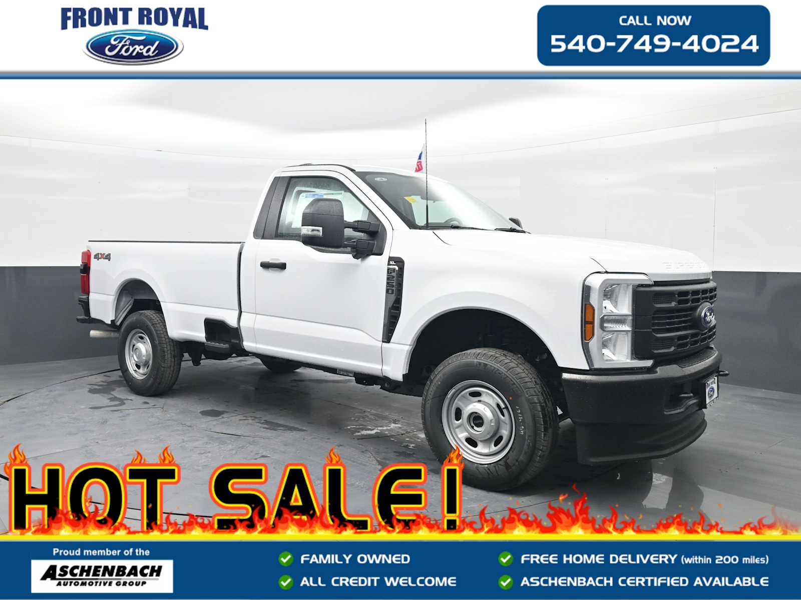 Oxford White 2026 Ford F-250 Super Duty XL Regular Cab LB 4WD Pickup Truck Four-Wheel Drive Automatic
