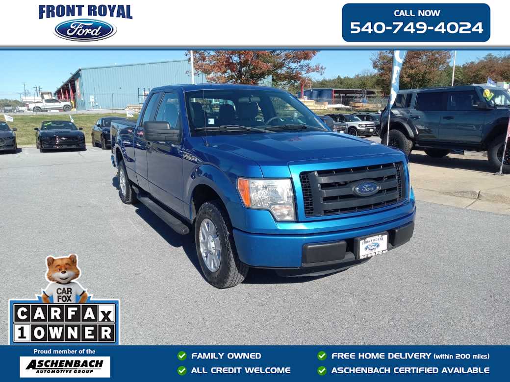 Blue Flame Metallic 2012 Ford F-150 Pickup Truck 4X2 6-Speed Automatic
