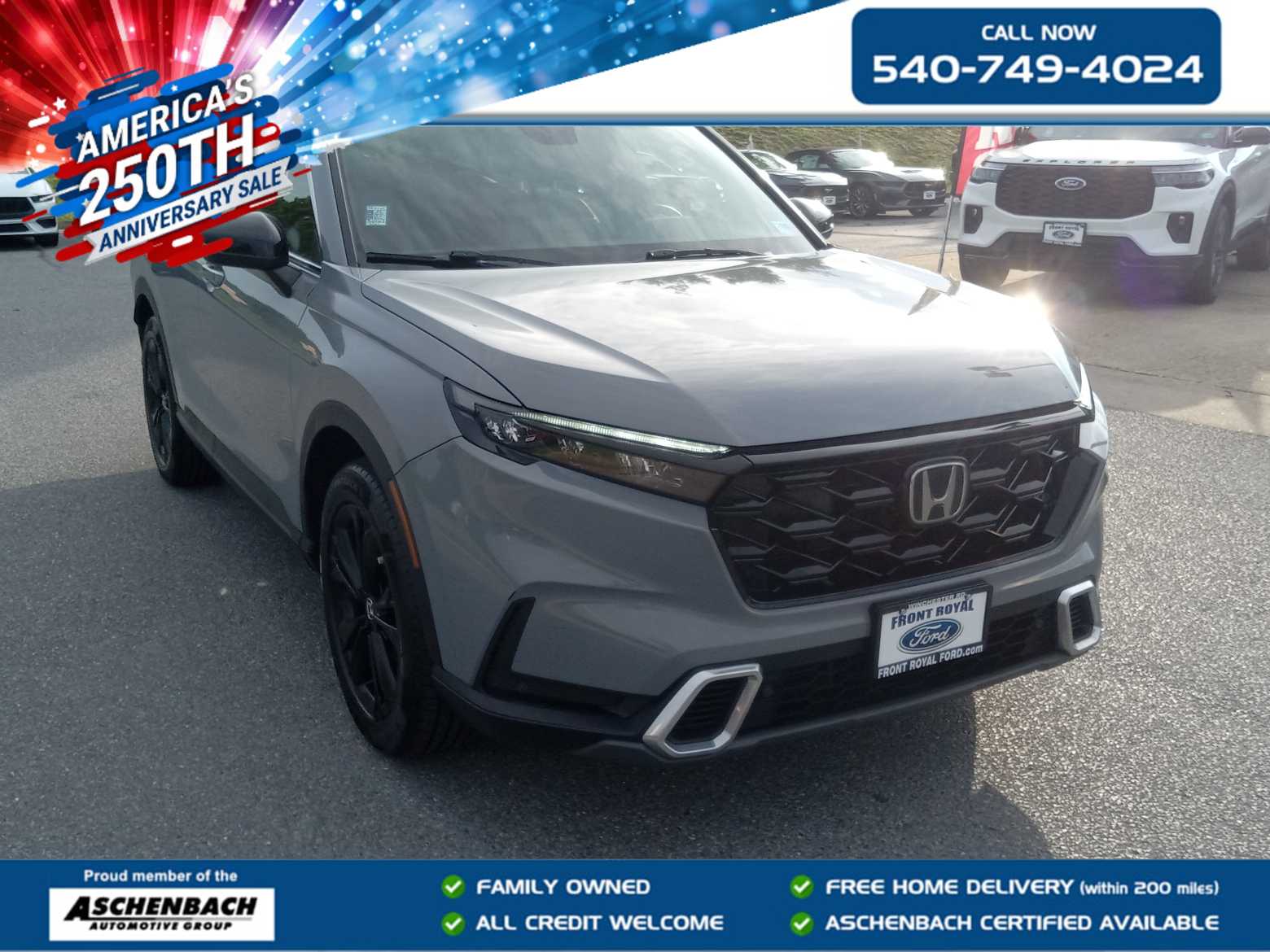 Urban Gray Pearl 2023 Honda CR-V Hybrid SUV / Crossover All-Wheel Drive Continuously Variable Transmission