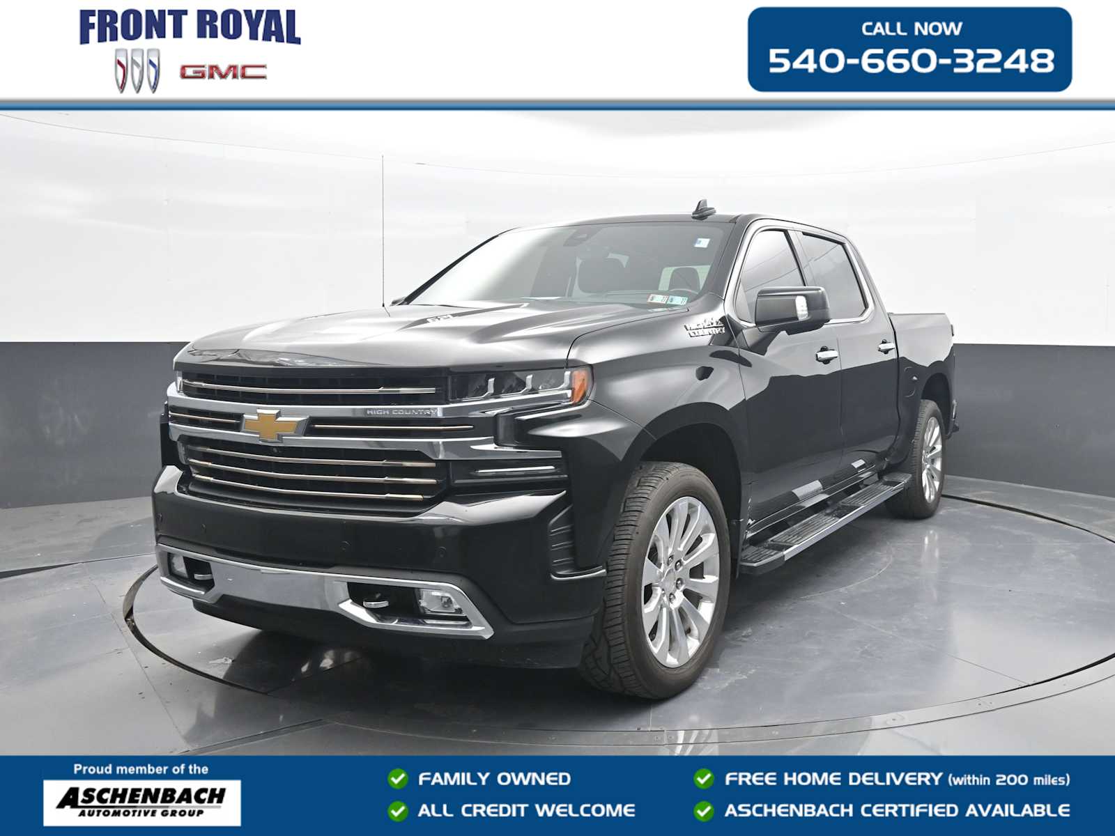 Black 2021 Chevrolet Silverado 1500 Pickup Truck Four-Wheel Drive Automatic
