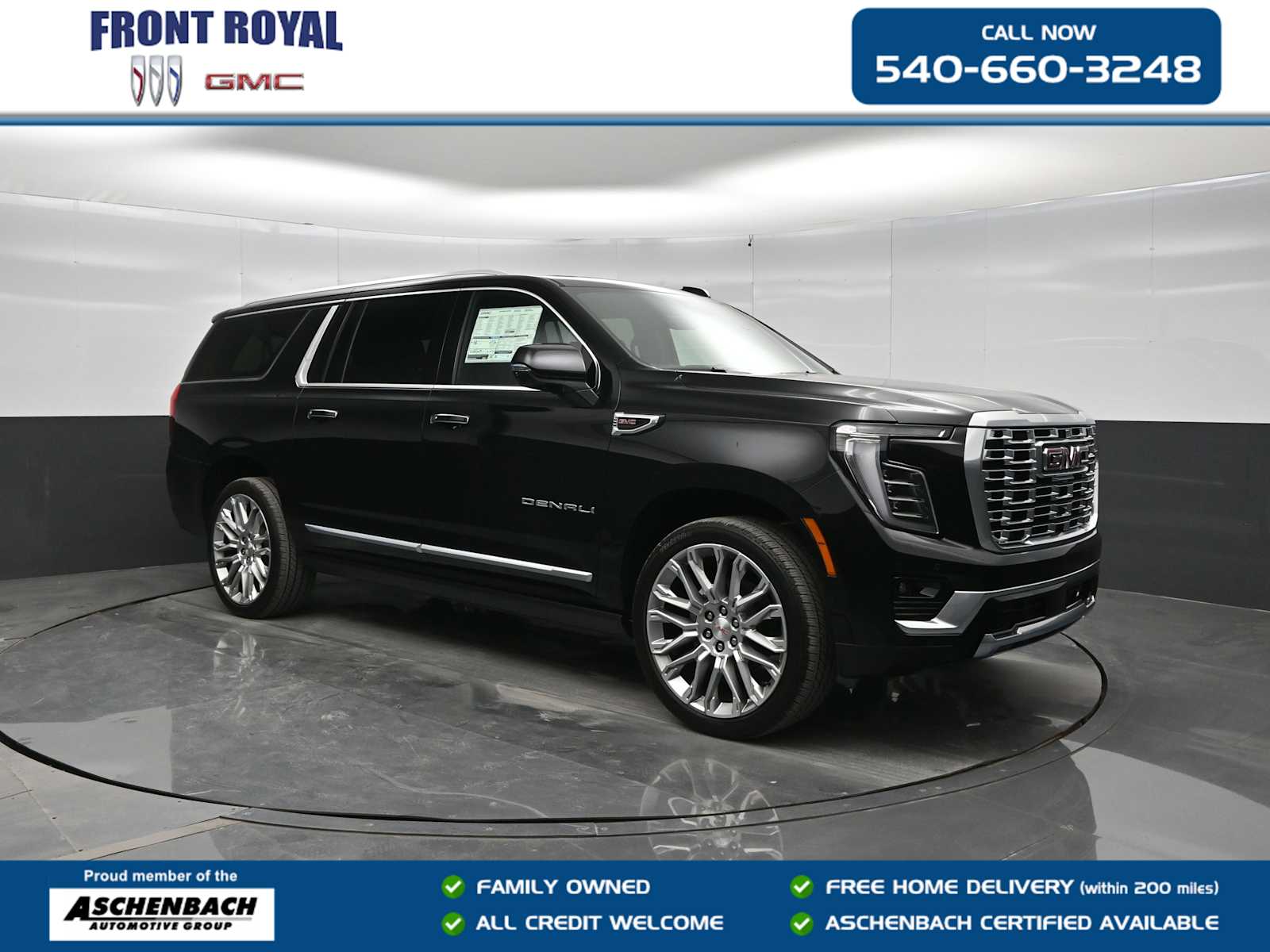 Onyx Black 2026 GMC Yukon XL SUV / Crossover Four-Wheel Drive Automatic
