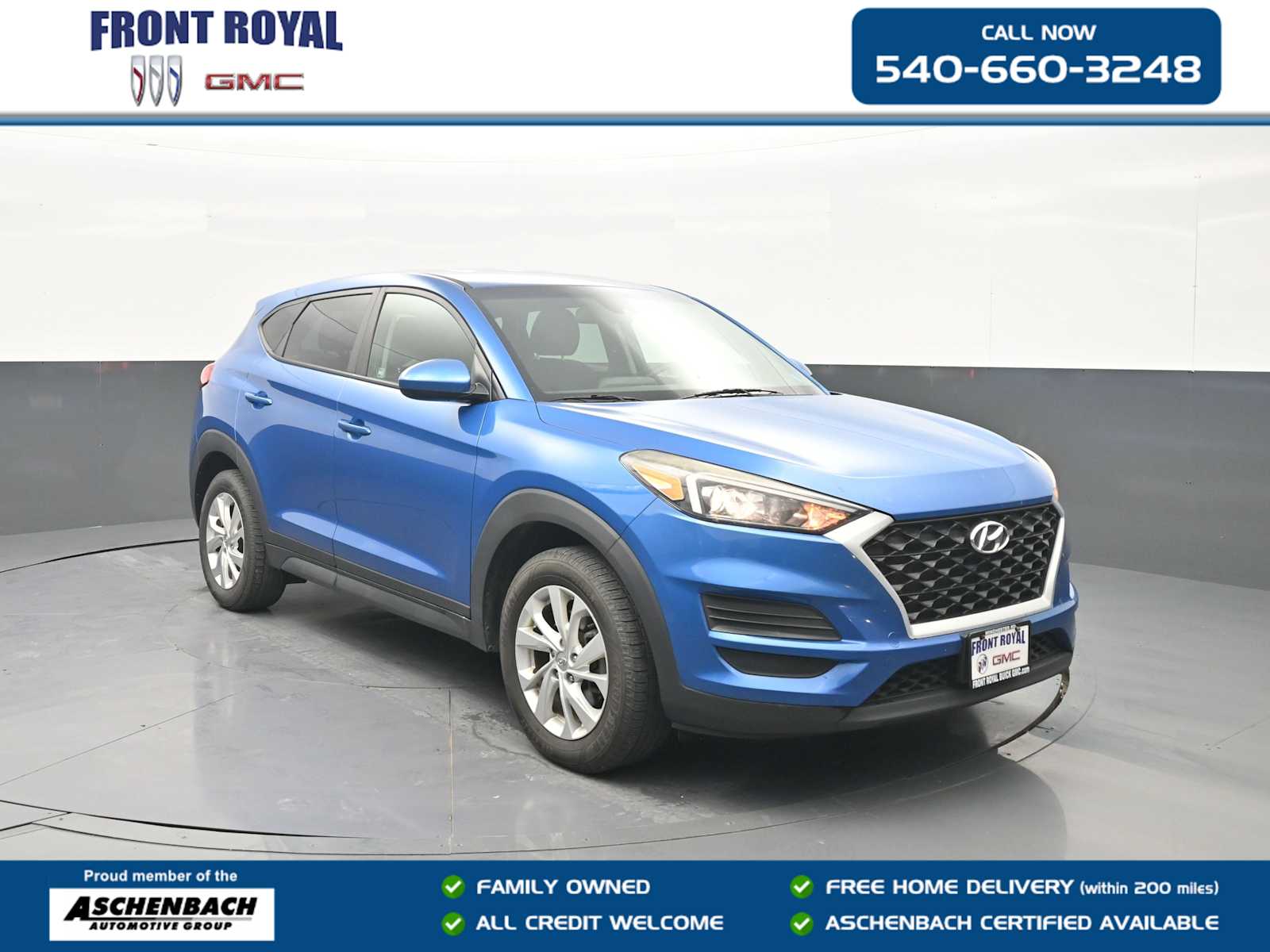 Teal (Aqua Blue) 2020 Hyundai Tucson SE AWD SUV / Crossover All-Wheel Drive 6-Speed Automatic