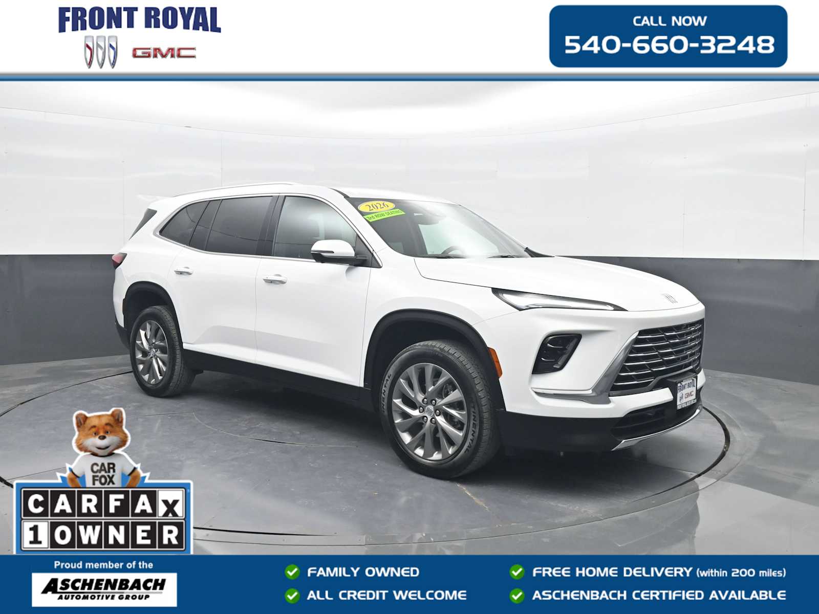 Summit White 2026 Buick Enclave SUV / Crossover Four-Wheel Drive 8-Speed Automatic