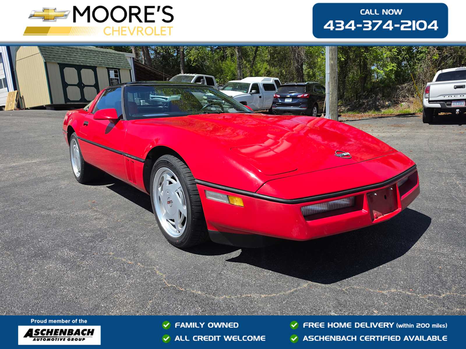 1988 Chevrolet Corvette Coupe RWD Coupe Rear-Wheel Drive Automatic