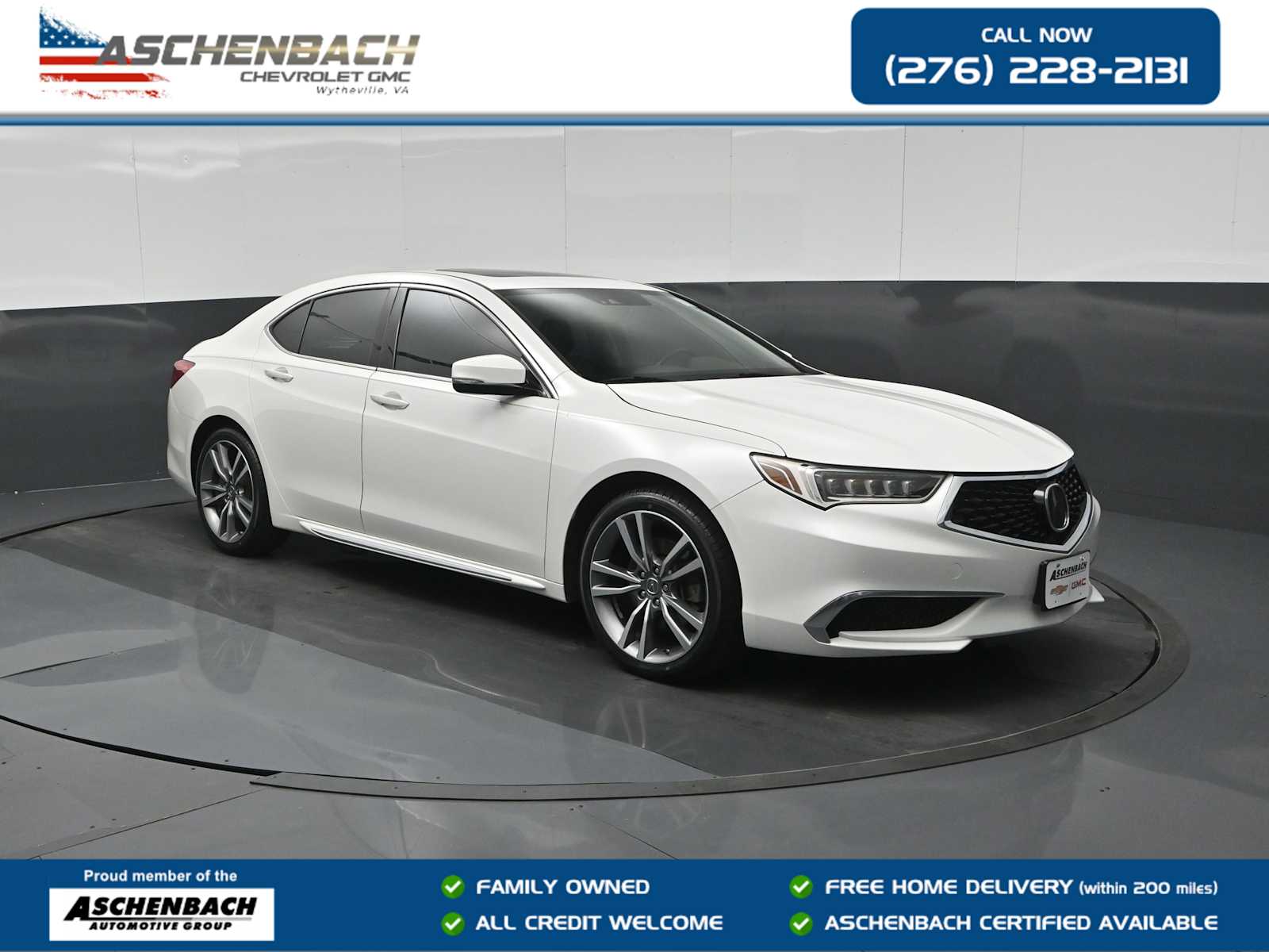 Platinum White Pearl 2020 Acura TLX V6 FWD with Technology Package Sedan Front-Wheel Drive 9-Speed Automatic