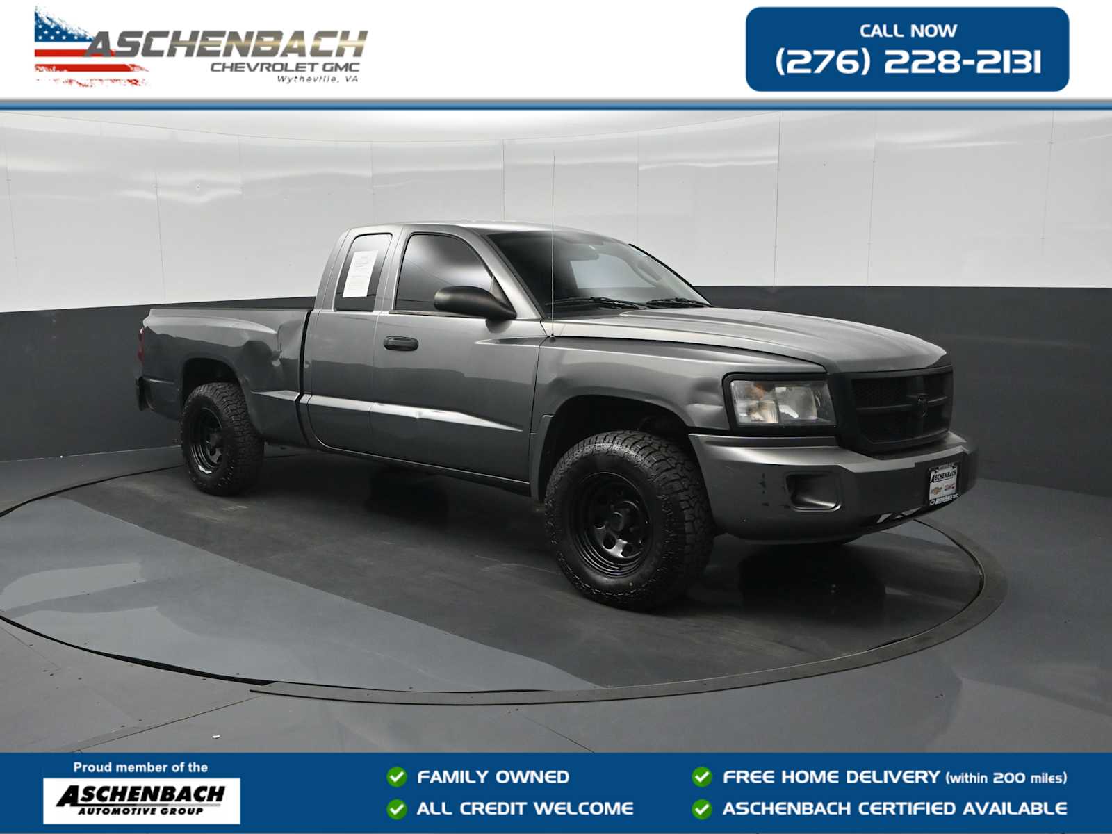 Mineral Gray Metallic 2011 RAM Dakota 4-Speed Automatic