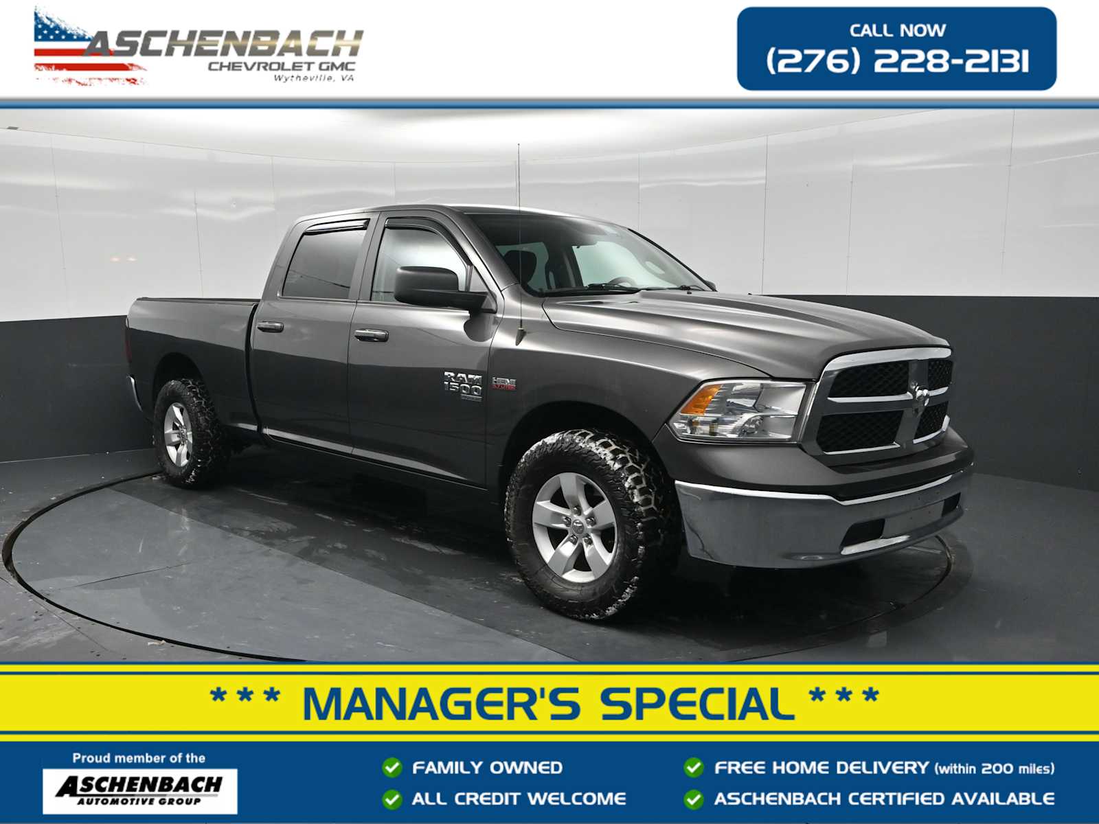 2021 RAM 1500 Classic SLT Crew Cab 4WD