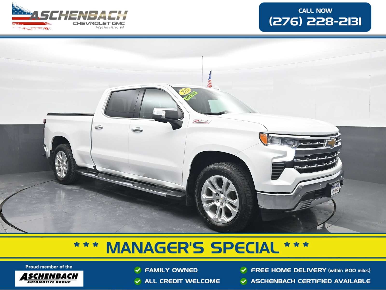 2023 Chevrolet Silverado 1500 LTZ Crew Cab 4WD
