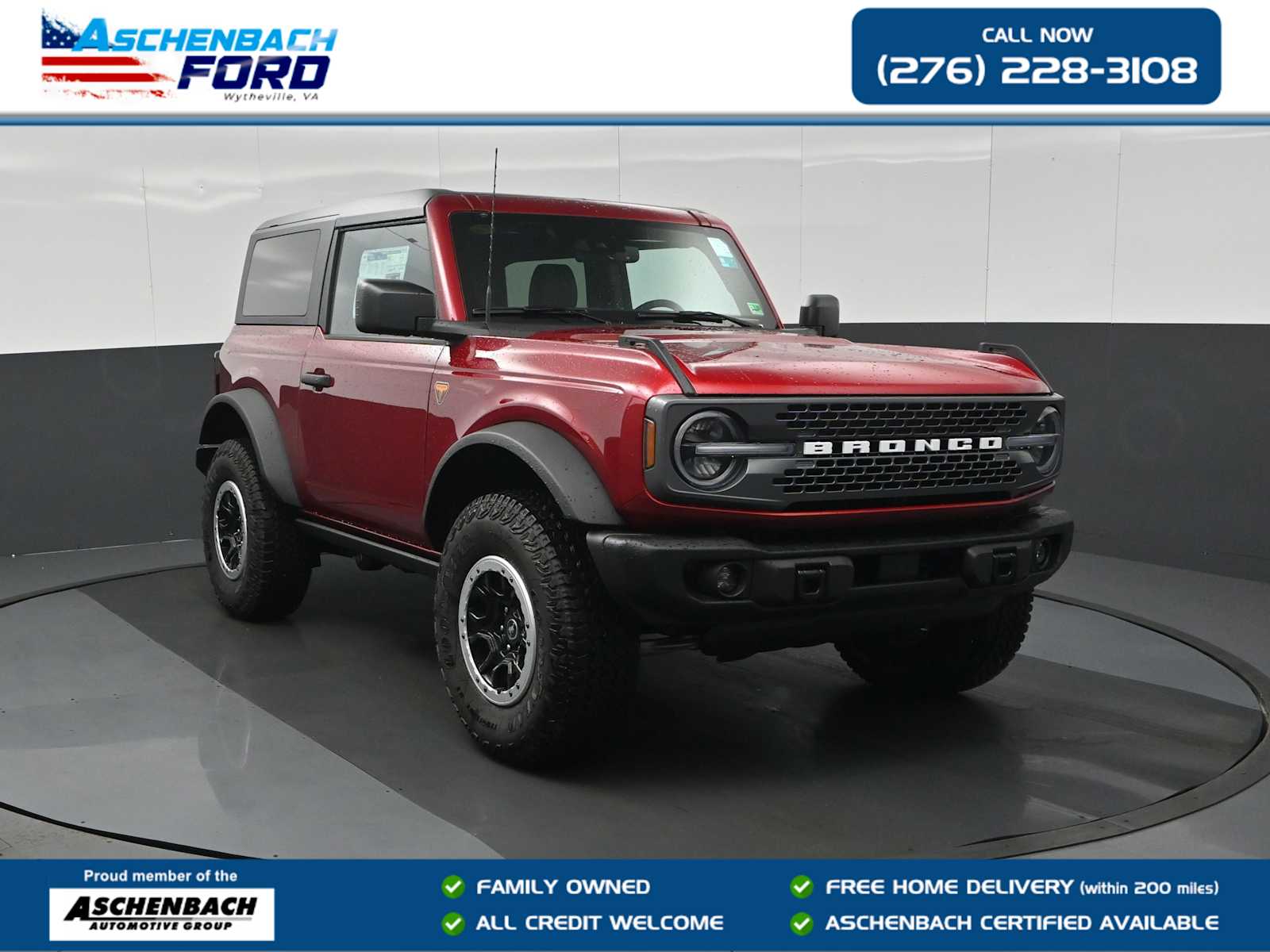 2025 Ford Bronco Badlands 2-Door 4WD