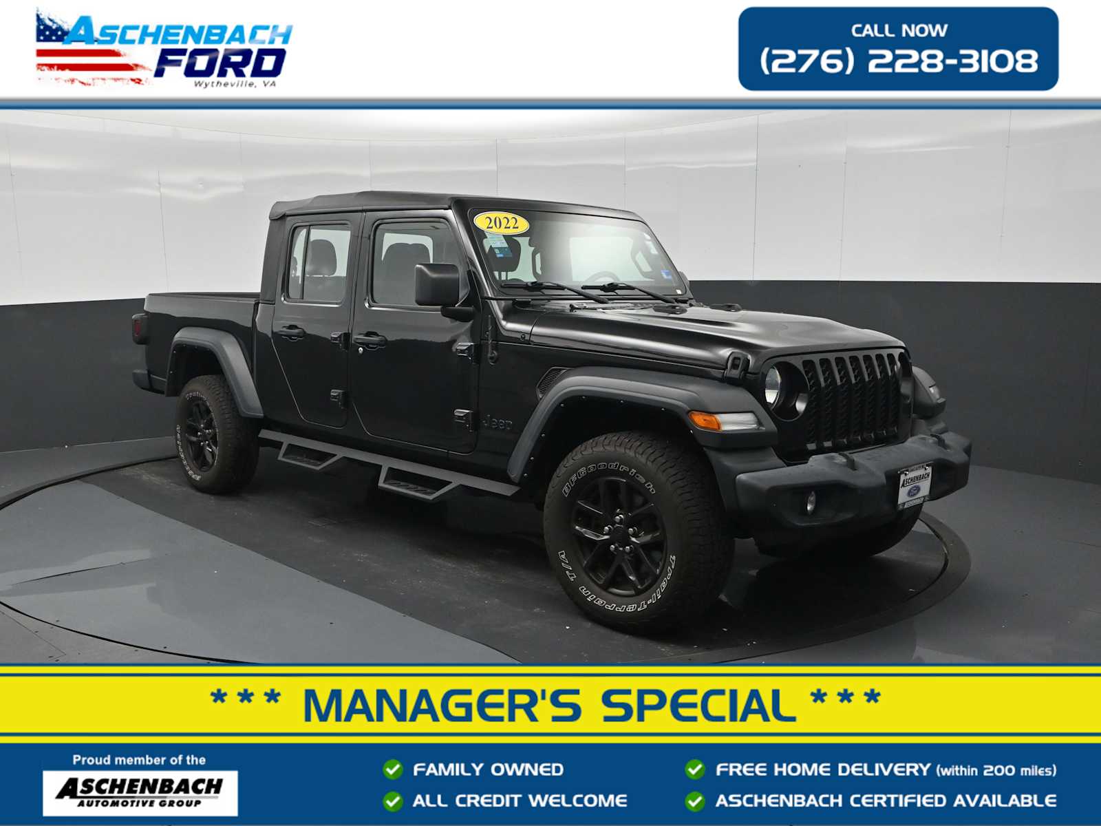  2022 Jeep Gladiator Sport Crew Cab 4WD   