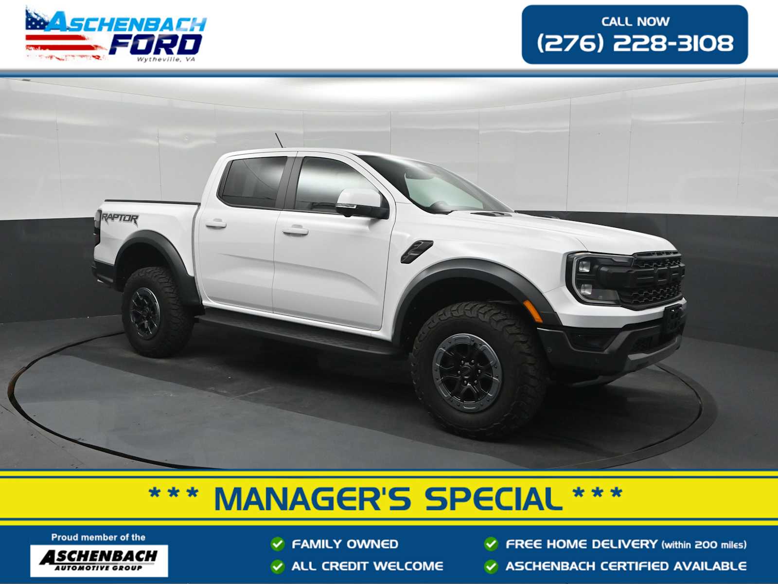 Oxford White 2024 Ford Ranger Pickup Truck Four-Wheel Drive Automatic
