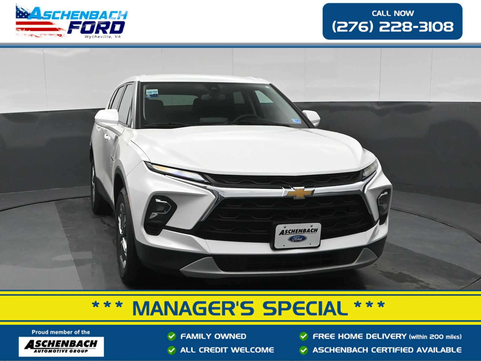 Summit White 2023 Chevrolet Blazer 2LT AWD SUV / Crossover All-Wheel Drive 9-Speed Automatic
