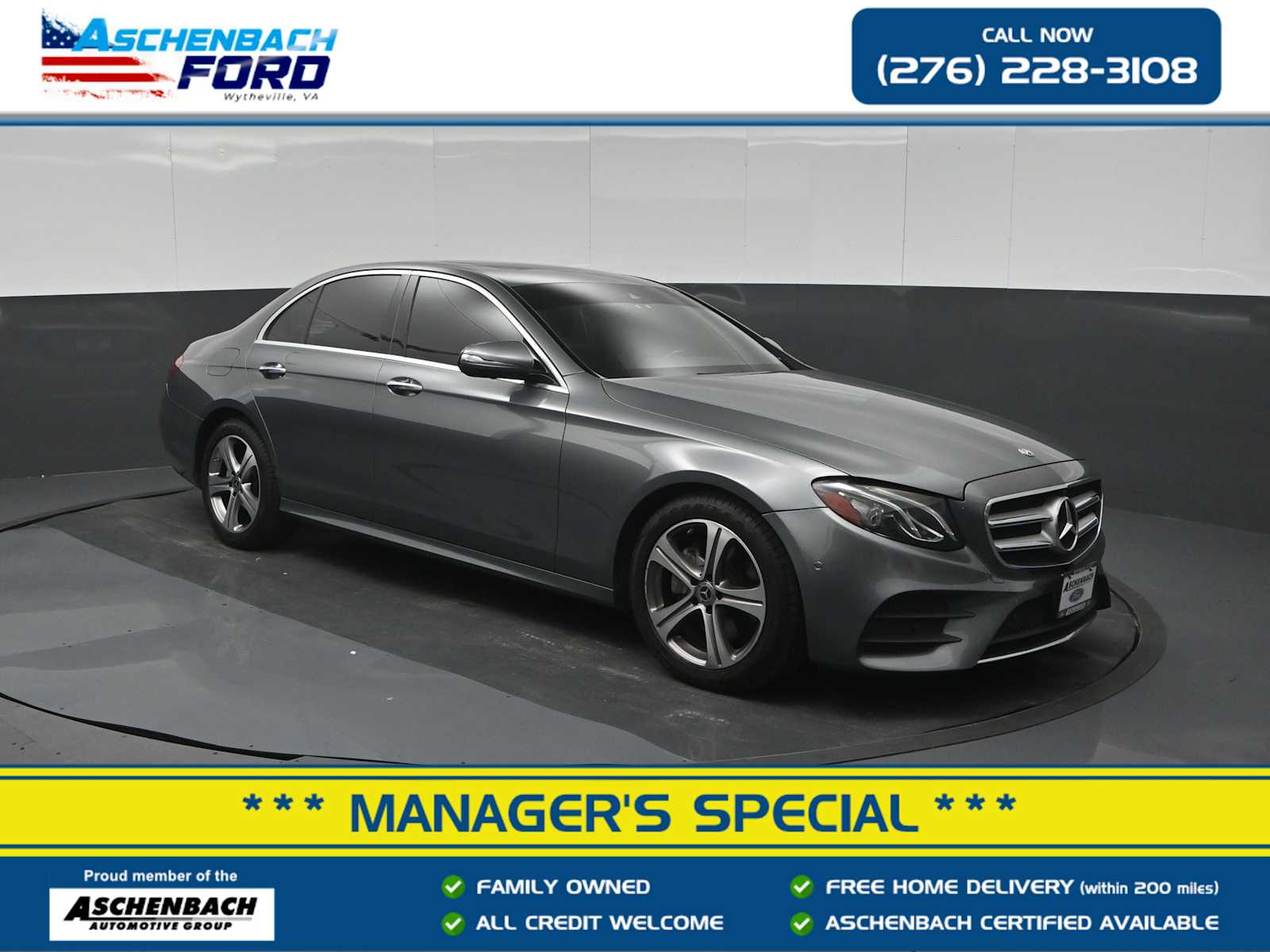 2019 Mercedes-Benz E 300 4MATIC