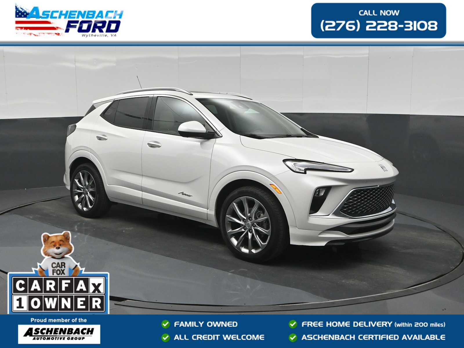 White Frost Tricoat 2025 Buick Encore GX SUV / Crossover Front-Wheel Drive Continuously Variable Transmission