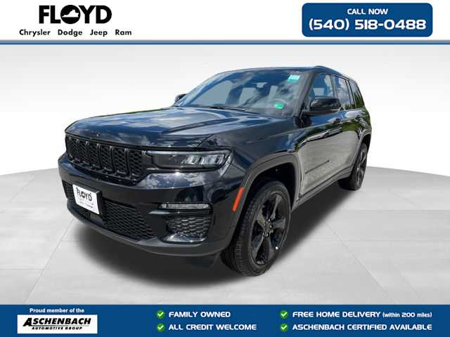 Diamond Black Crystal Pearlcoat 2025 Jeep Grand Cherokee SUV / Crossover Four-Wheel Drive 8-Speed Automatic