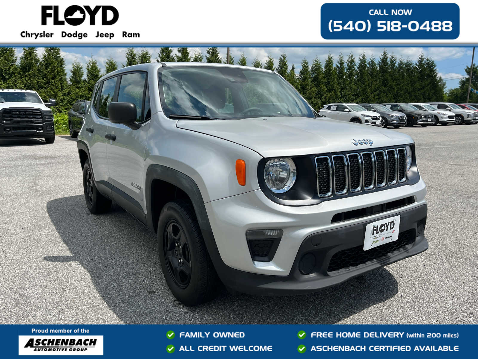 Glacier Metallic Clearcoat 2021 Jeep Renegade SUV / Crossover Four-Wheel Drive 9-Speed Automatic