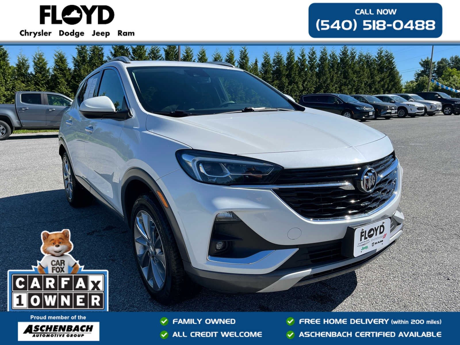 White Frost Tricoat 2022 Buick Encore GX SUV / Crossover All-Wheel Drive 9-Speed Automatic