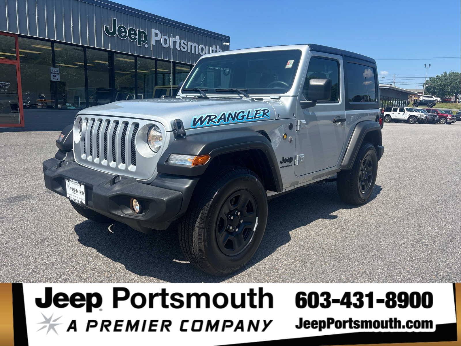 Silver Zynith Clearcoat 2022 Jeep Wrangler SUV / Crossover Four-Wheel Drive 6-Speed Manual