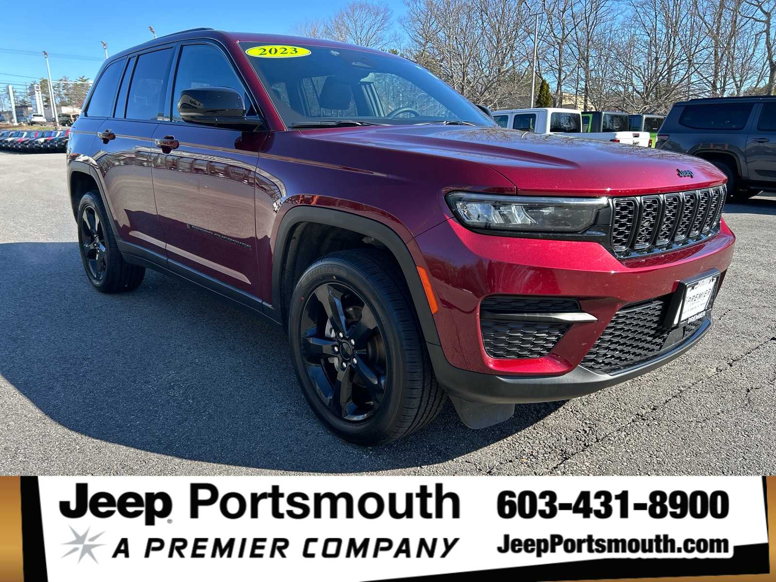 Velvet Red Pearlcoat 2023 Jeep Grand Cherokee Altitude X 4WD SUV / Crossover Four-Wheel Drive 8-Speed Automatic