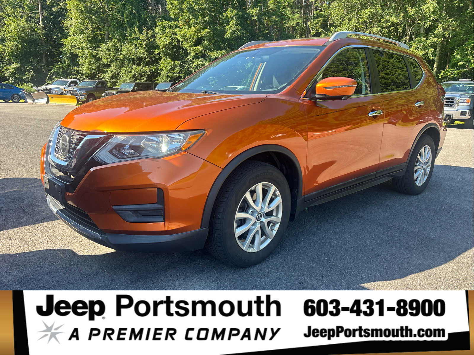 Monarch Orange 2018 Nissan Rogue SUV / Crossover Front-Wheel Drive Continuously Variable Transmission