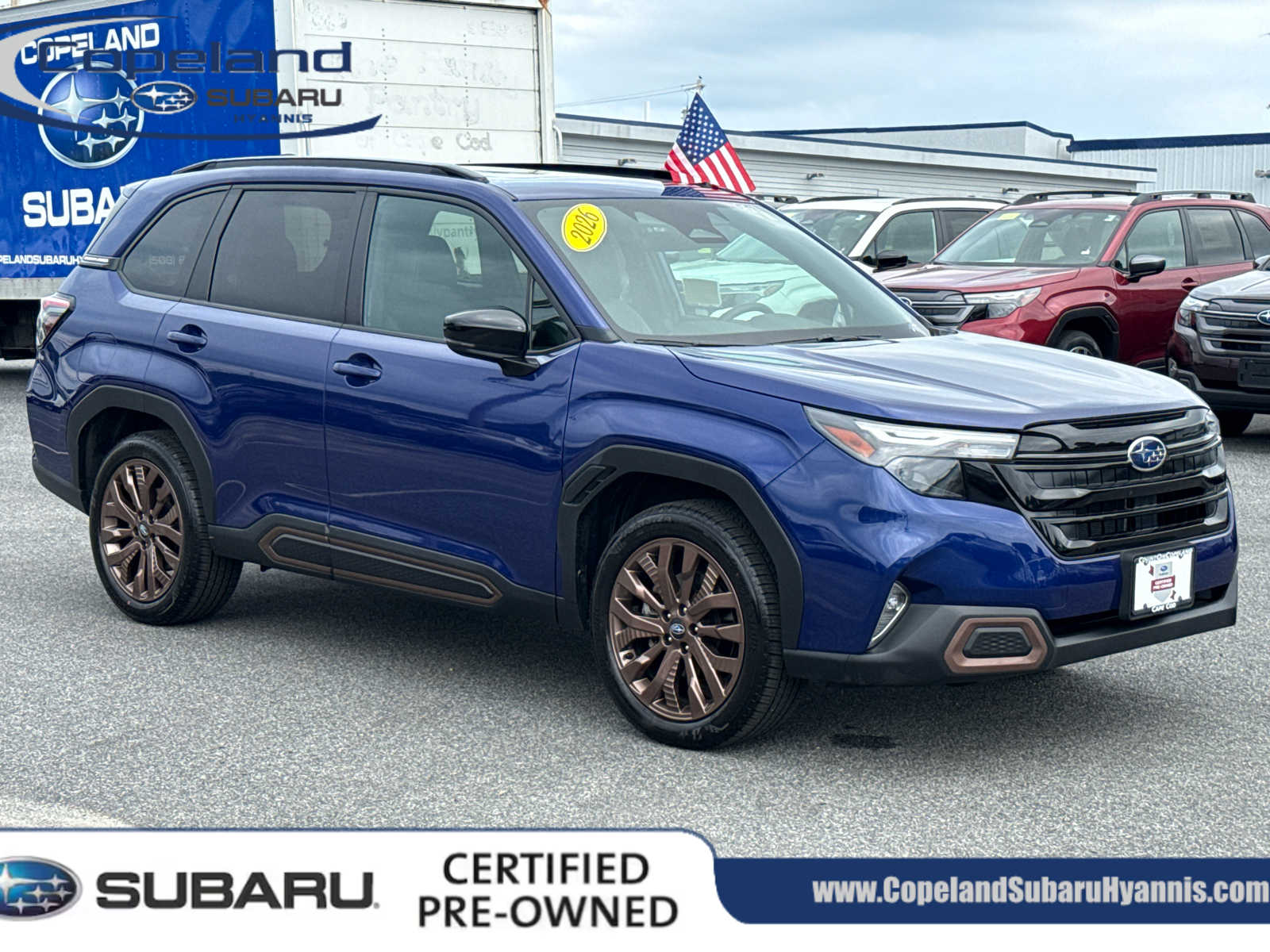Sapphire Blue Pearl 2026 Subaru Forester SUV / Crossover All-Wheel Drive Continuously Variable Transmission