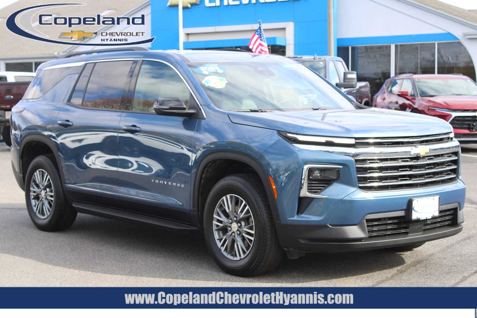 Lakeshore Blue Metallic 2026 Chevrolet Traverse SUV / Crossover Four-Wheel Drive 8-Speed Automatic